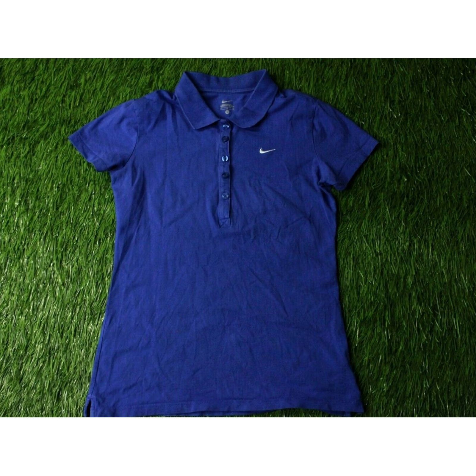 Nike NIKE Polo Shirt Women Casual Short Sleeve Blue M Size M / US 6-8 / IT 42-44 - 2 Thumbnail