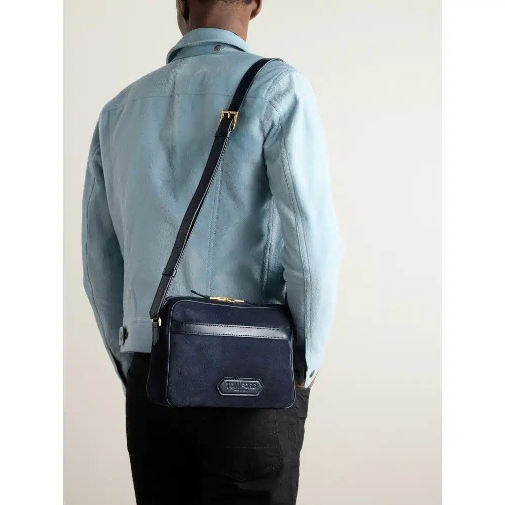 Tom Ford o1loc1c0725 H0520 Size: OS / Messenger Bag in Navy Blue Size ONE SIZE - 2 Thumbnail