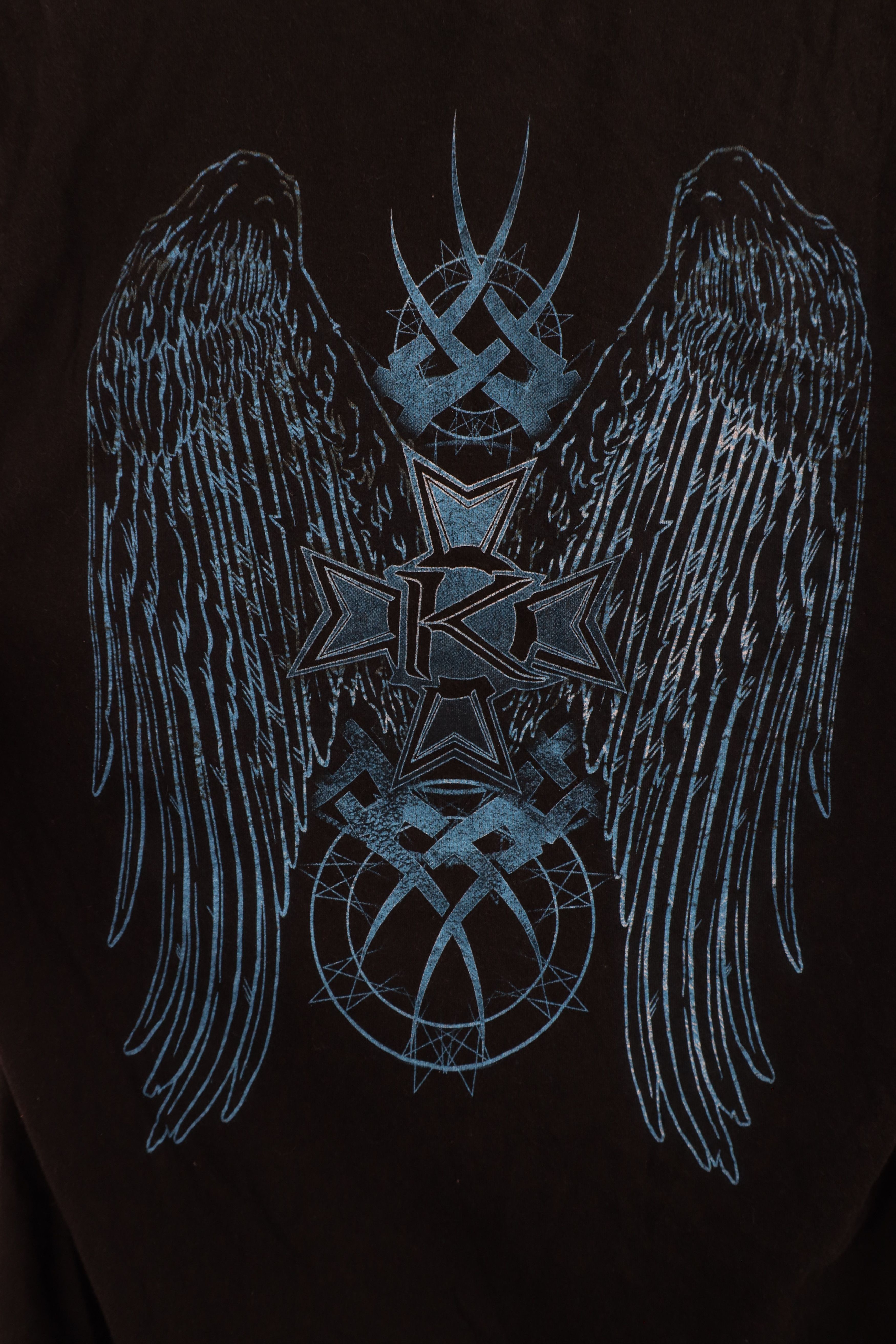 Vintage Vintage Y2K Angel of Afterlife Kamelot Band T-Shirt Black Size L / US 10 / IT 46 - 10 Thumbnail