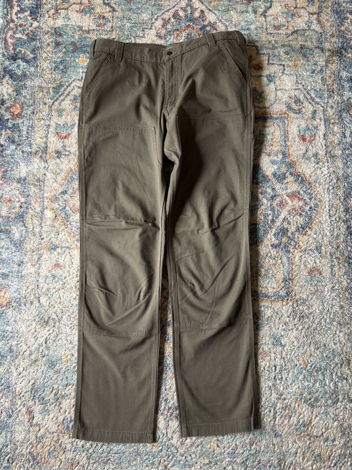 Carhartt Carhartt NWT Green Lightweight Double Knees Workwear Pants Size US 38 / EU 54 - 2 Thumbnail