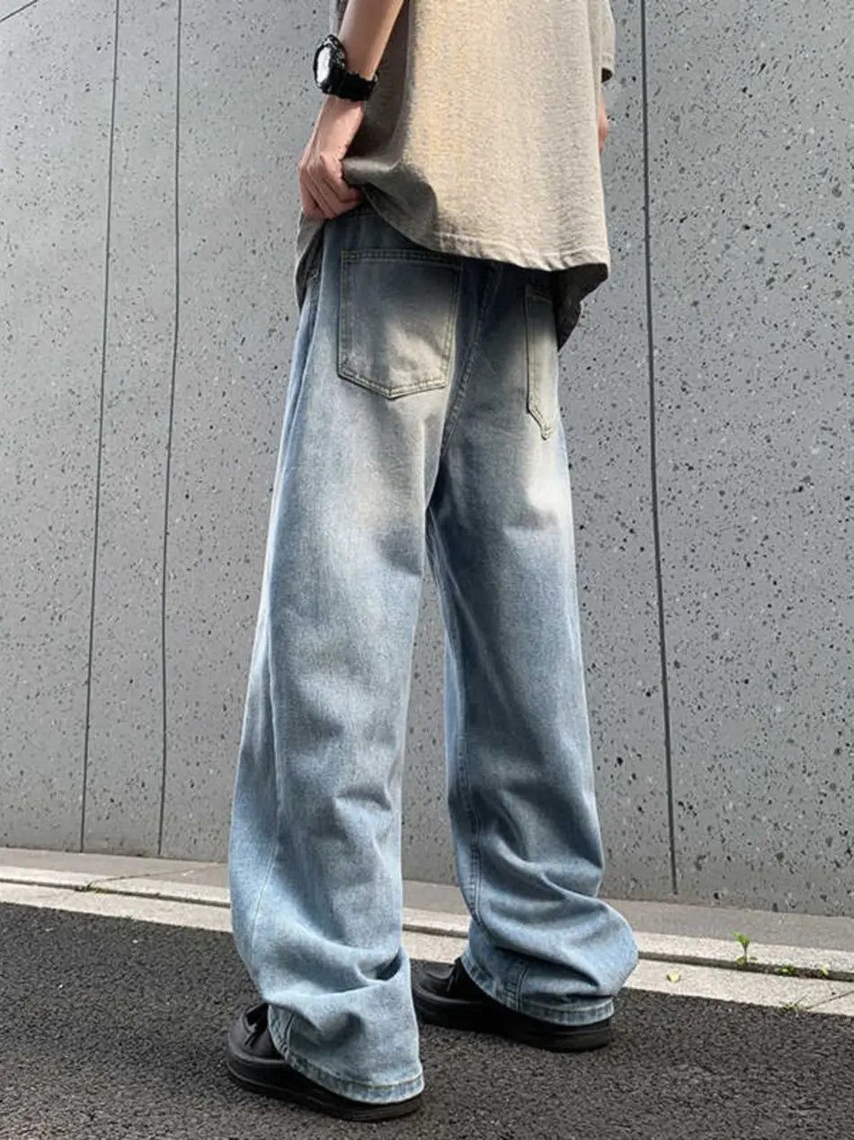 Japanese Brand Loose vintage straight leg wide leg jeans Size US 30 / EU 46 - 4 Thumbnail