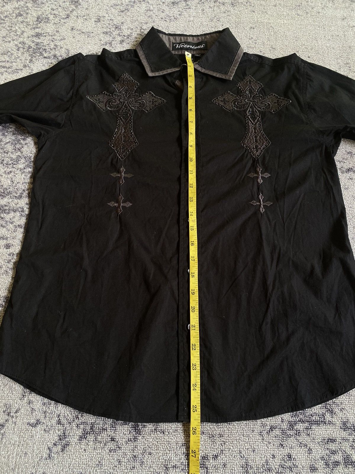 Hysteric Glamour Y2k Victorius cross style ifsixwasnine shirt Size US M / EU 48-50 / 2 - 7 Thumbnail
