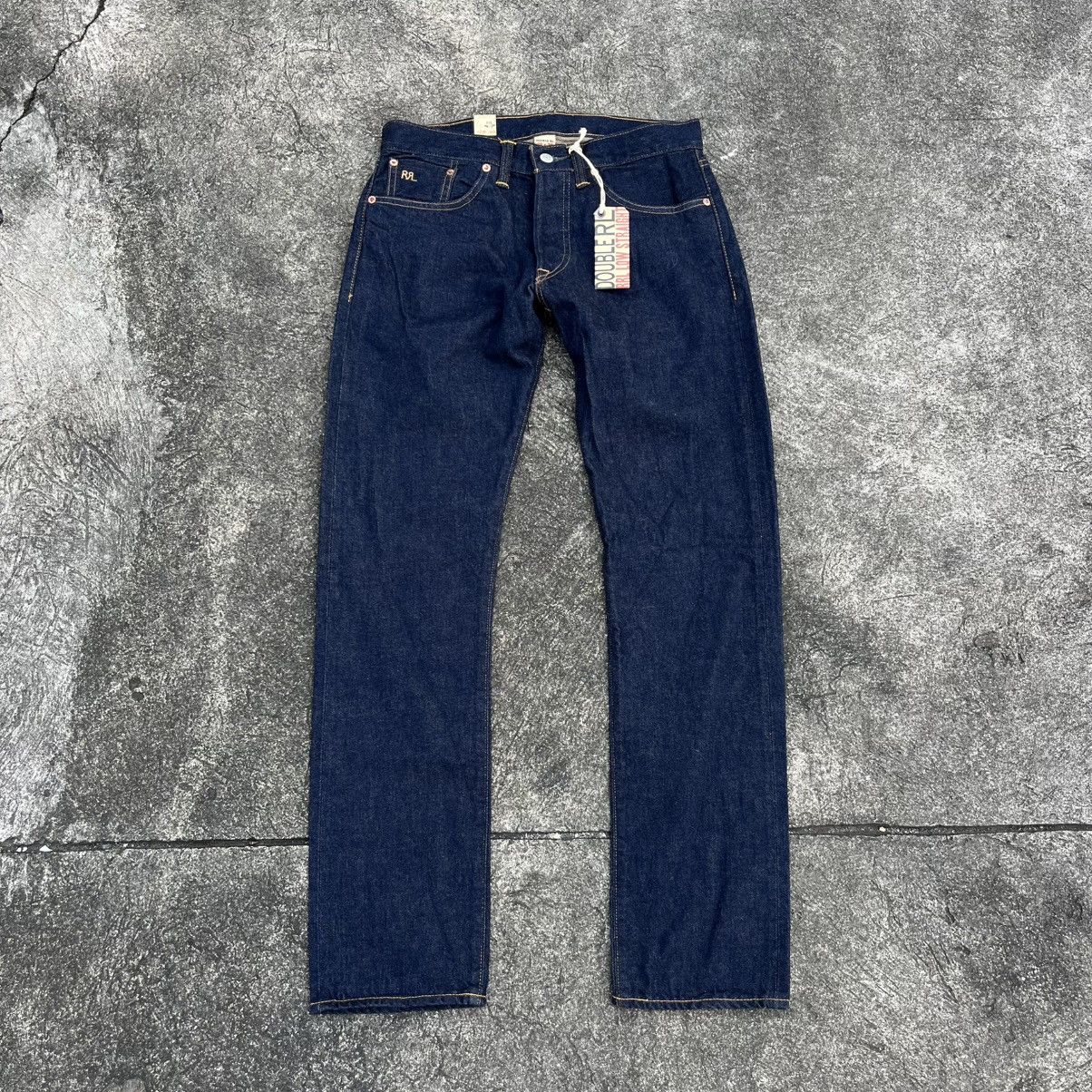 RRL Ralph Lauren Double RL Low Straight Selvedge Jean Size US 30 / EU 46 - 5 Thumbnail