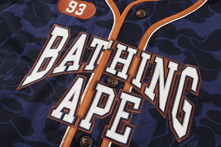 Bape Bape Baseball Shirt Size ONE SIZE - 3 Thumbnail