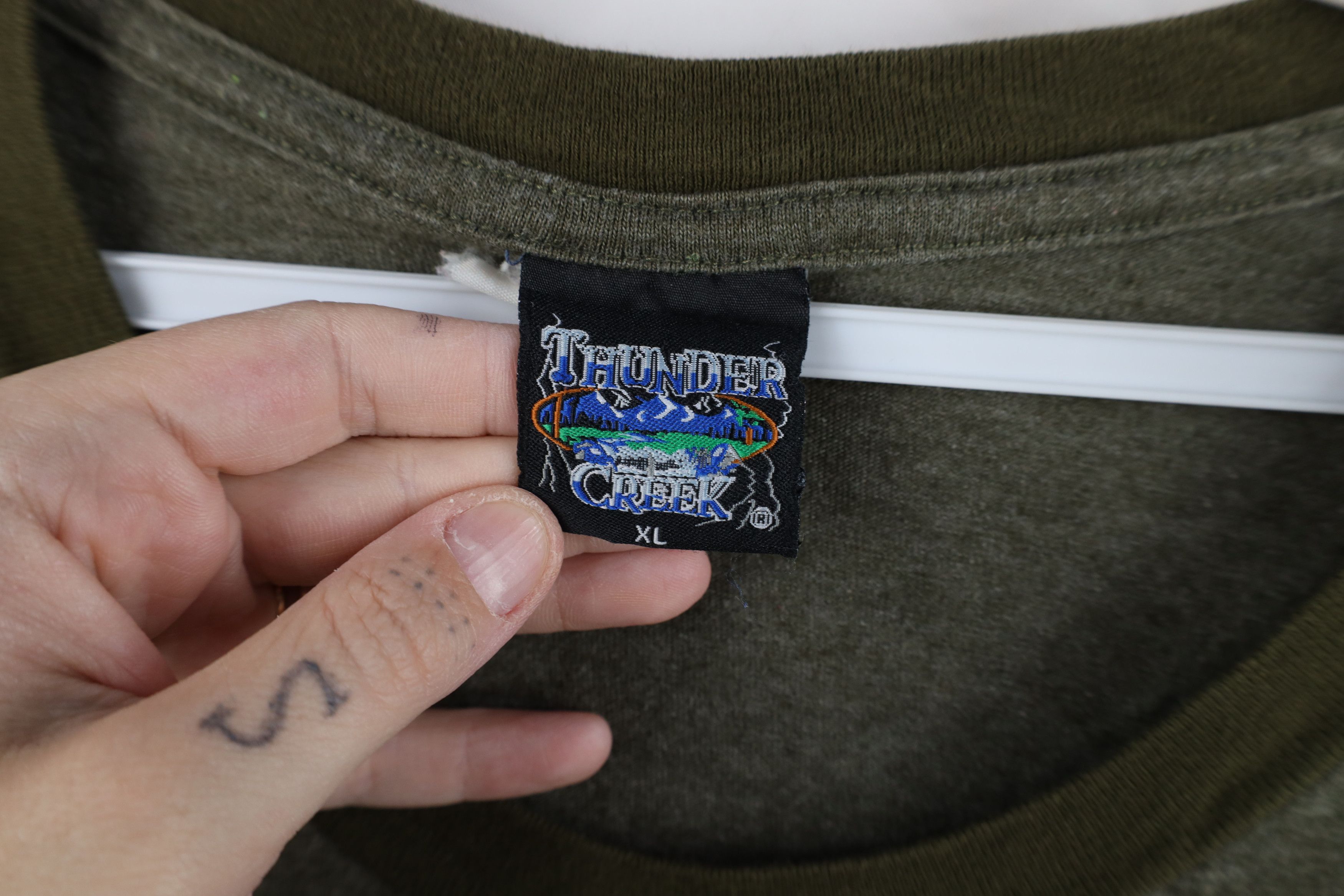 Vintage Vintage Y2K 2004 4077th Episode Ringer T-Shirt Heather Green Size US XL / EU 56 / 4 - 7 Thumbnail