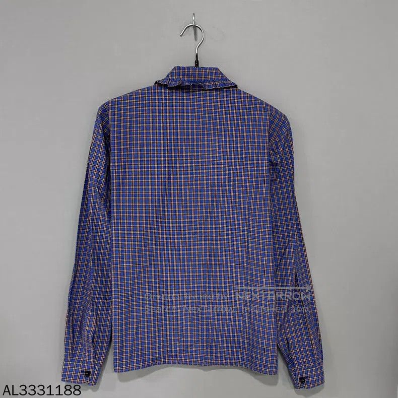 Miu Miu Miu Miu 38 Striped lace lapel shirt Size M / US 6-8 / IT 42-44 - 3 Thumbnail