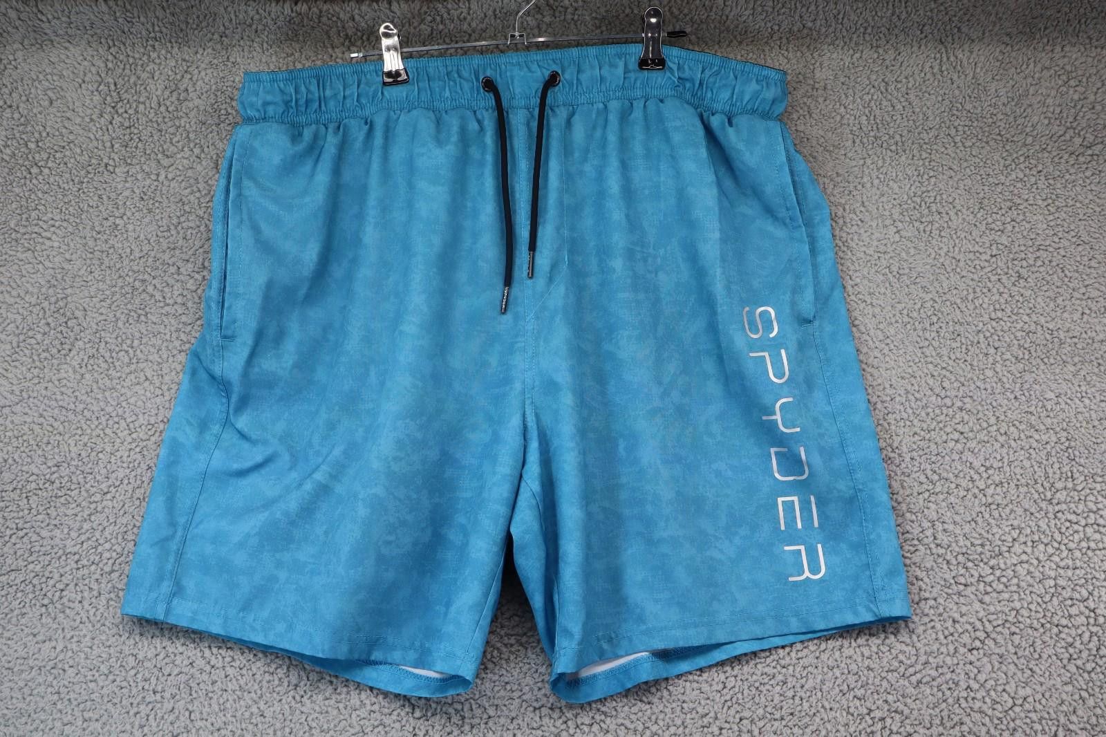Spyder Spyder Swim Trunks Men 2XL XXL Blue Drawstring Swimsuit Size US 40 / EU 56 - 1 Thumbnail
