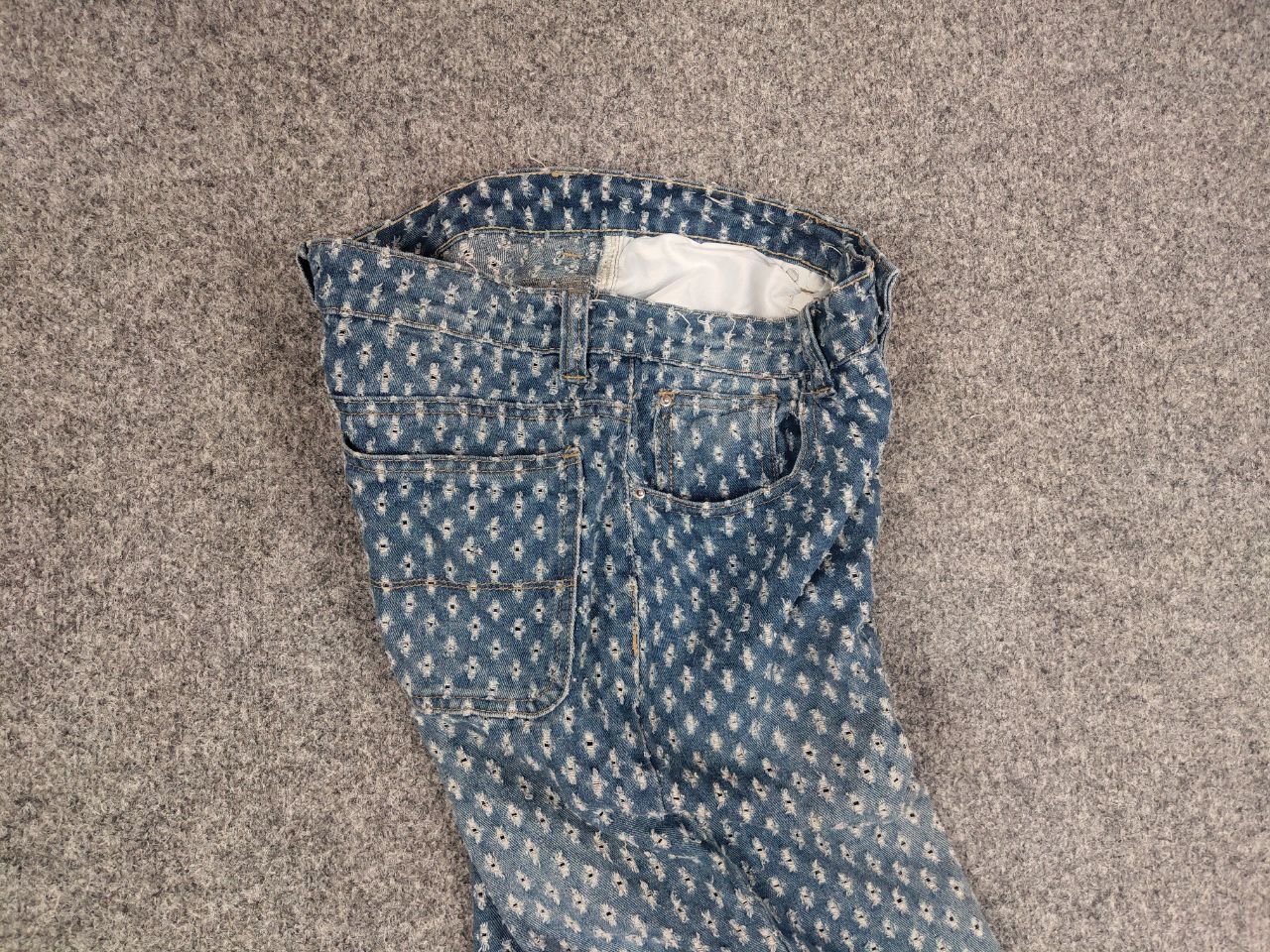If Six Was Nine Jaded London Vtg Japan l.g.b Style distressed denim Jeans Size US 30 / EU 46 - 14 Thumbnail