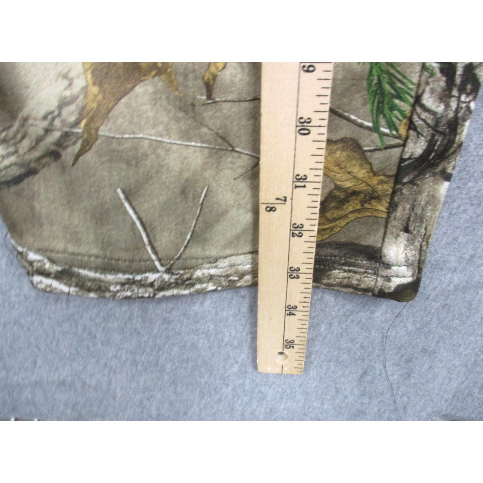 Realtree ScentLok Hunting Pants Mens XL Realtree Xtra Camo Style 07026 Khakis Pockets Zip Inseam 32 100% Polyester Brown Camouflage Made in China Mens Size US 36 / EU 52 - 6 Thumbnail
