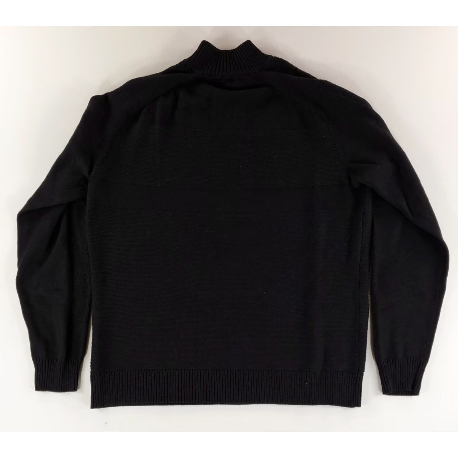 Smartwool SmartWool Ripple Ridge 1/4 Zip Black Wool Blend Sweater Mens XL Size US XL / EU 56 / 4 - 4 Thumbnail