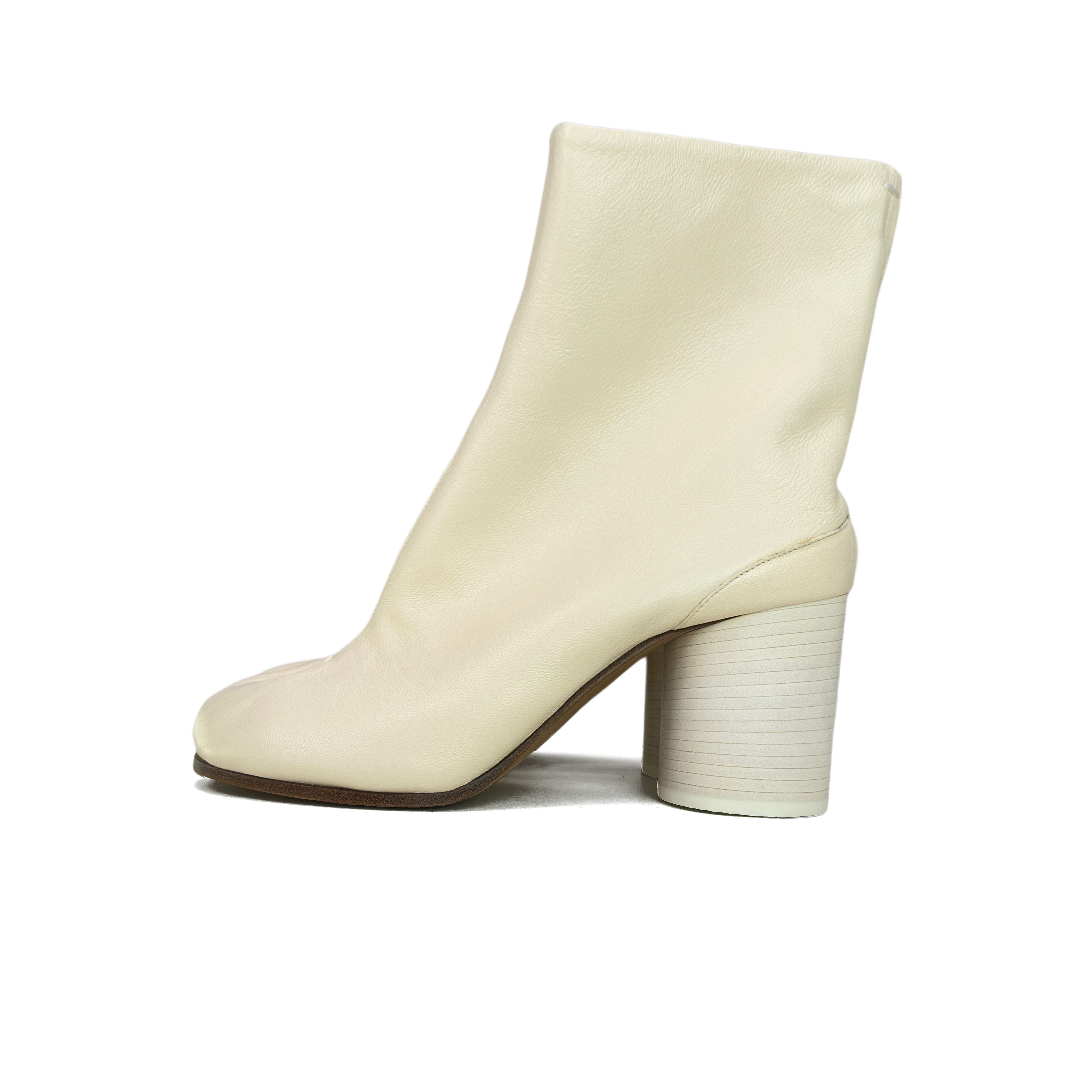 Maison Margiela Maison Margiela Tabi Leather Block Heel Boots Size 37 Size US 7 / IT 37 - 1 Thumbnail