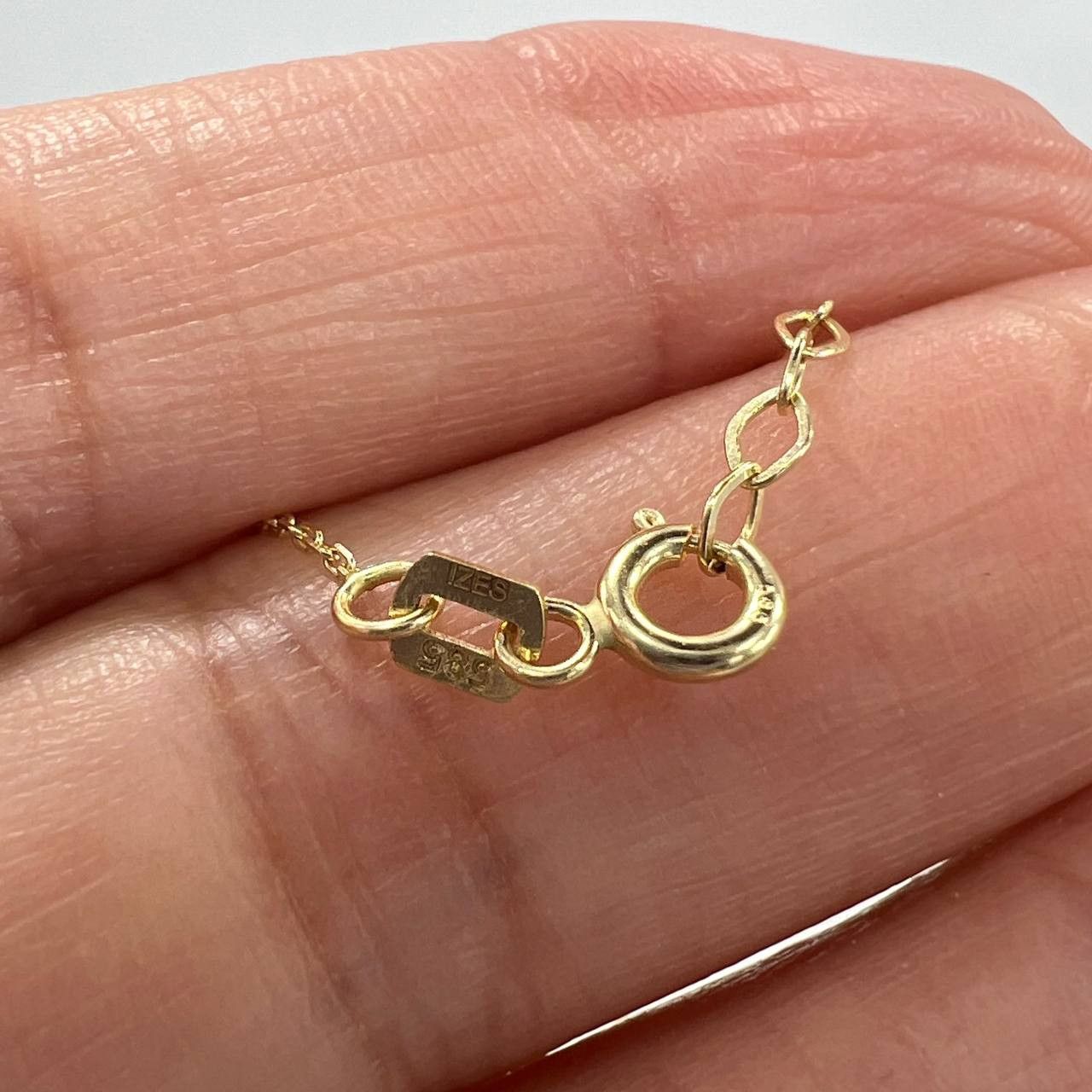Other 14K Solid Gold Treble Clef Necklace Pendant 2.1g, 24cm Italy Size ONE SIZE - 6 Thumbnail