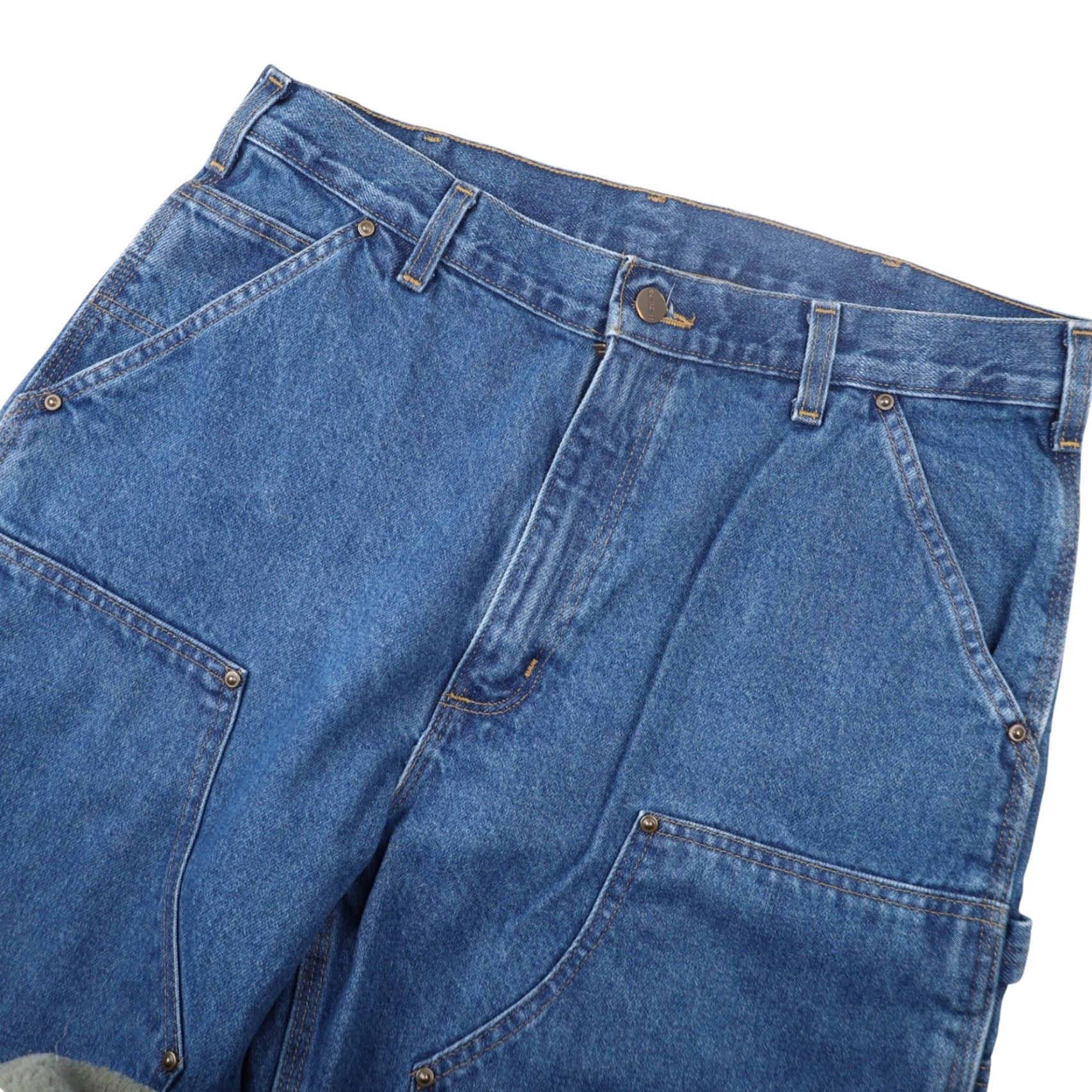 Carhartt VINTAGE Carhartt Baggy Denim Double Knee Carpenter Pants Men 34 Blue DST B73-DST Size US 34 / EU 50 - 5 Thumbnail