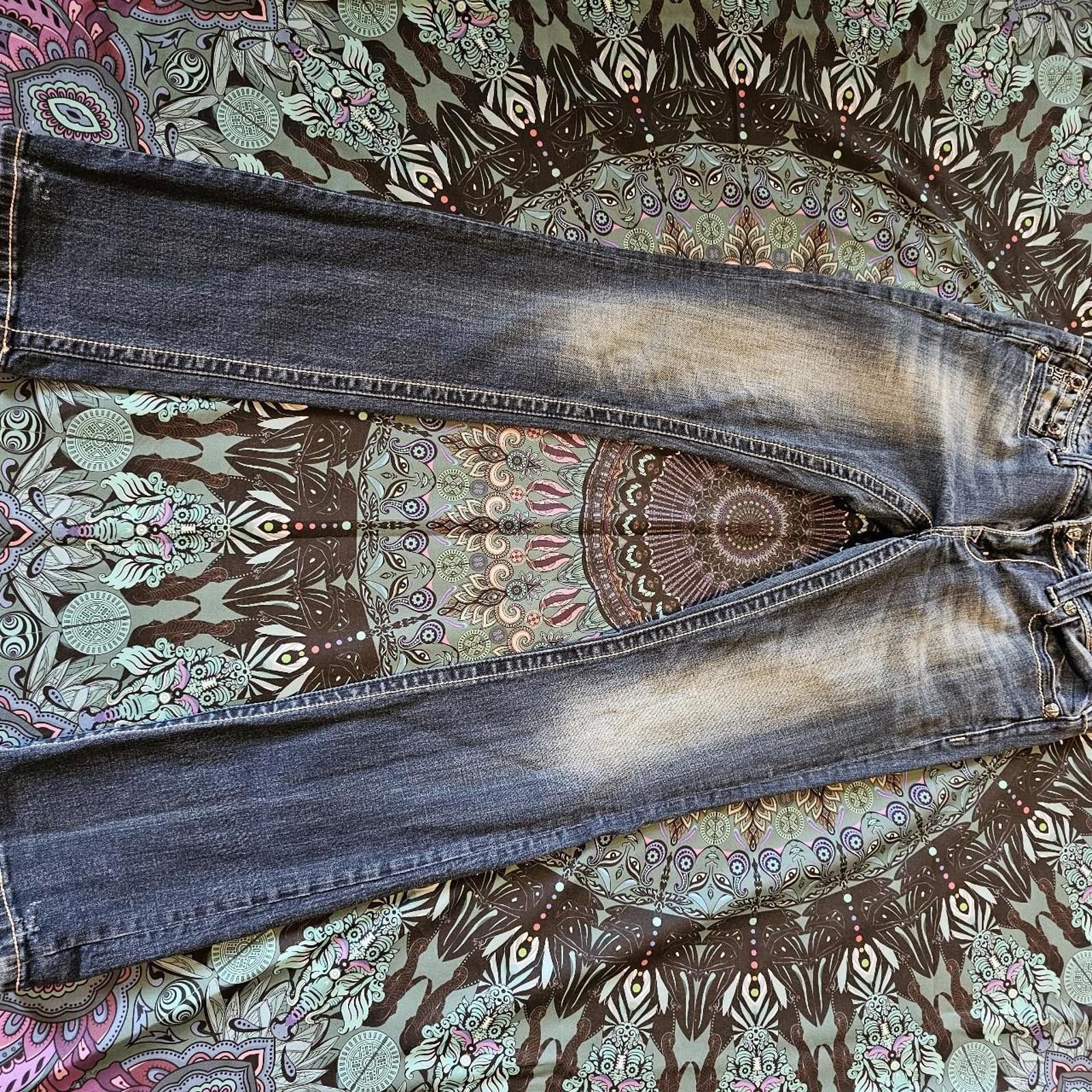 Designer Miss Me Women's Blue Jeans Size 29" - 1 Thumbnail