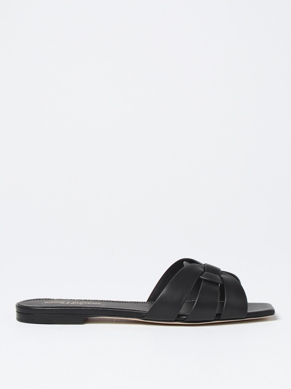 Saint Laurent Paris Saint Laurent Heeled Sandal Woman Black Size US 9.5 / IT 39.5 - 1 Thumbnail