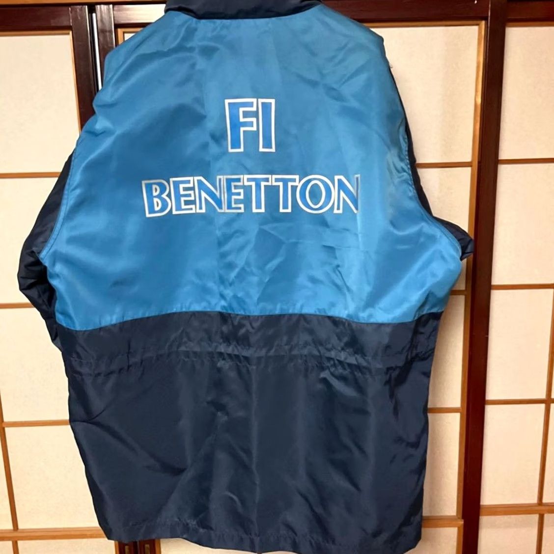 Benetton Benetton Formula 1 Racing Team Renault Vintage Down Feather Jacket M Japan Size - Mid-Length Jacket Size US M / EU 48-50 / 2 - 4 Thumbnail