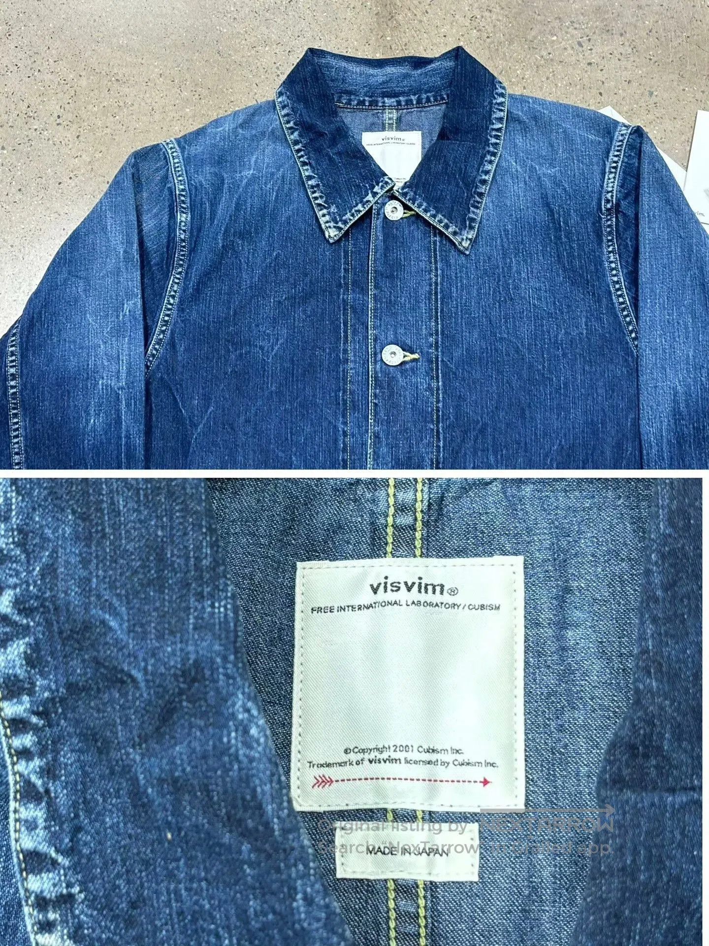 Visvim Visvim Section Gang Coverall Dry Denim Jacket. Size US S / EU 44-46 / 1 - 6 Thumbnail
