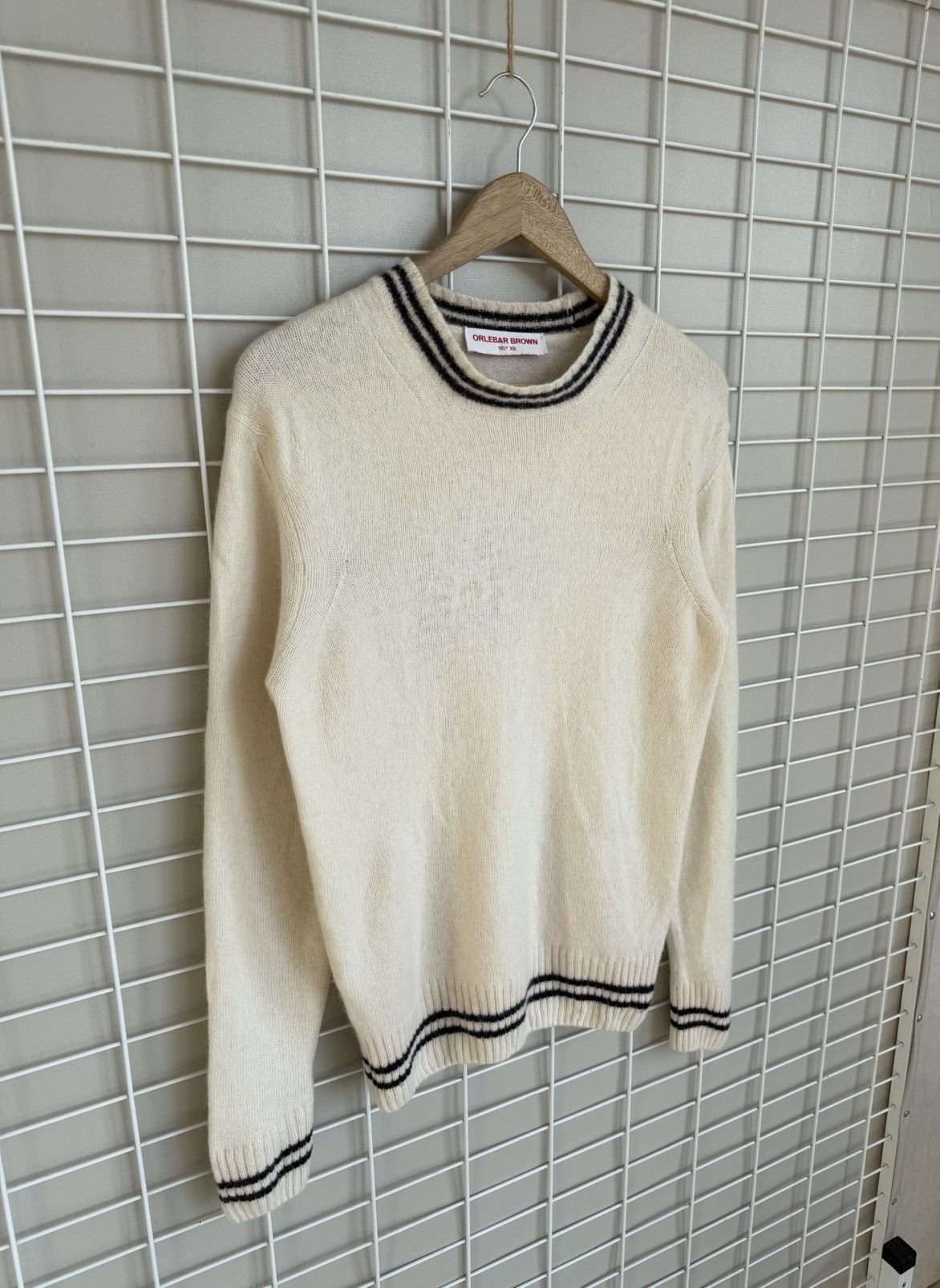 Orlebar Brown Orlebar Brown Gategill Alpaca Knit Sweater Mens Size S/M Size US S / EU 44-46 / 1 - 5 Thumbnail