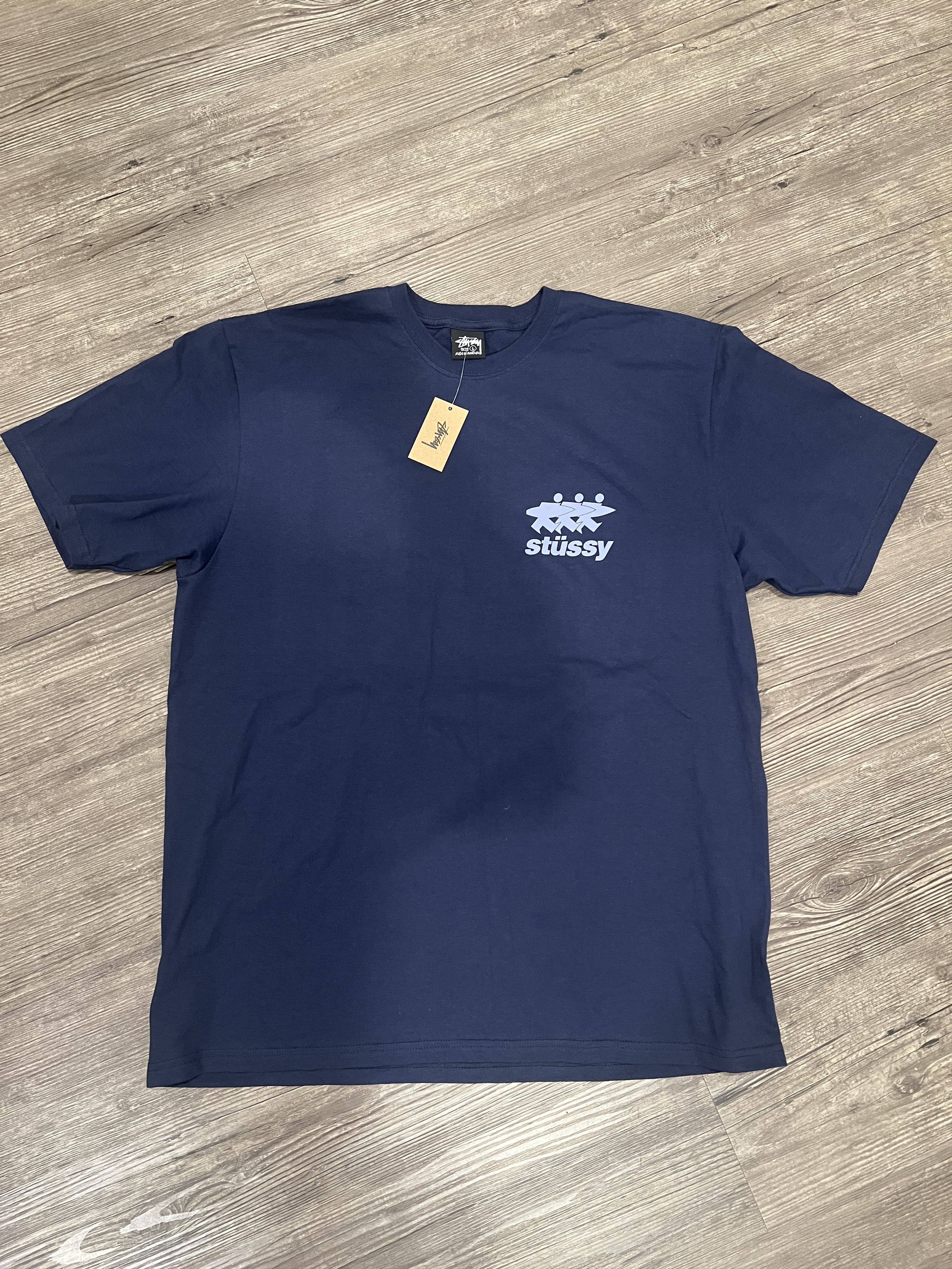 Stussy Stussy Surfwalk Navy Tee Large Size US L / EU 52-54 / 3 - 2 Thumbnail