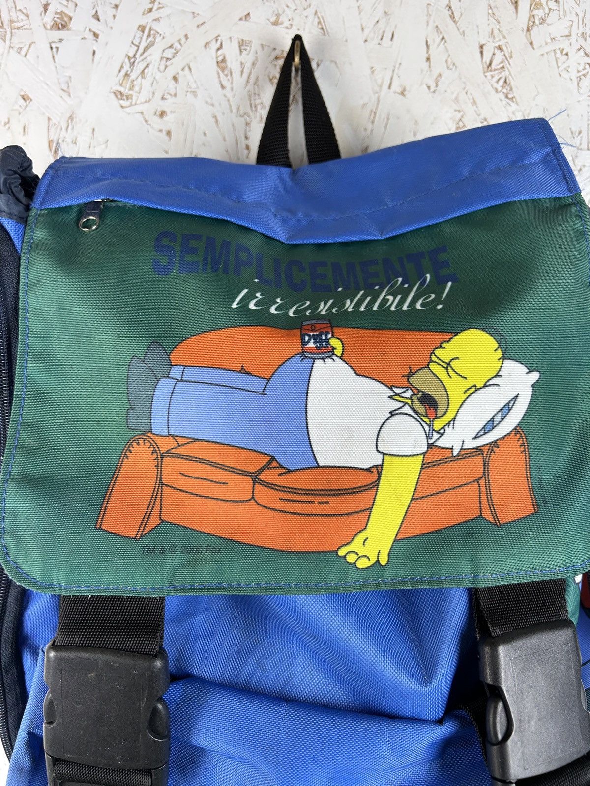 The Simpsons Vintage 2000 Matt Groening Simpsons Homer Backpack Size ONE SIZE - 3 Thumbnail