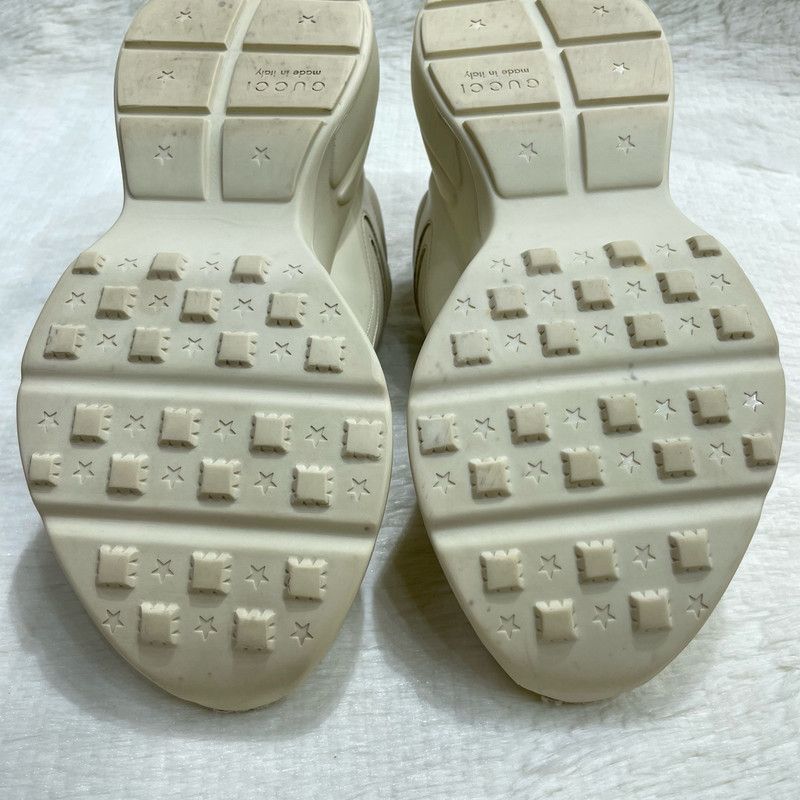 Gucci Gucci Rhyton Logo Sneakers in Ivory - Size US 10.5 / EU 43-44 - 6 Thumbnail