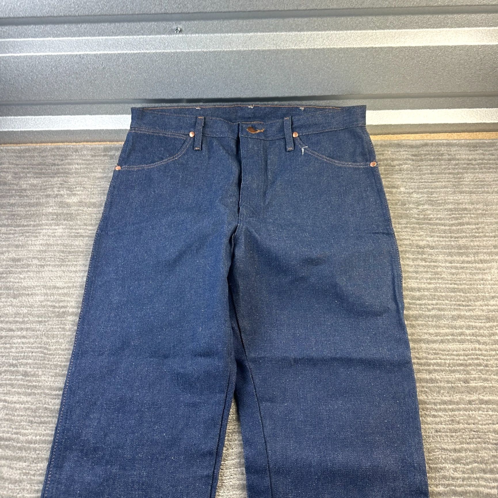 Wrangler VINTAGE Wrangler Jeans Mens 35x32 Blue Denim Pants Cowboy Cut Size US 38 / EU 54 - 3 Thumbnail