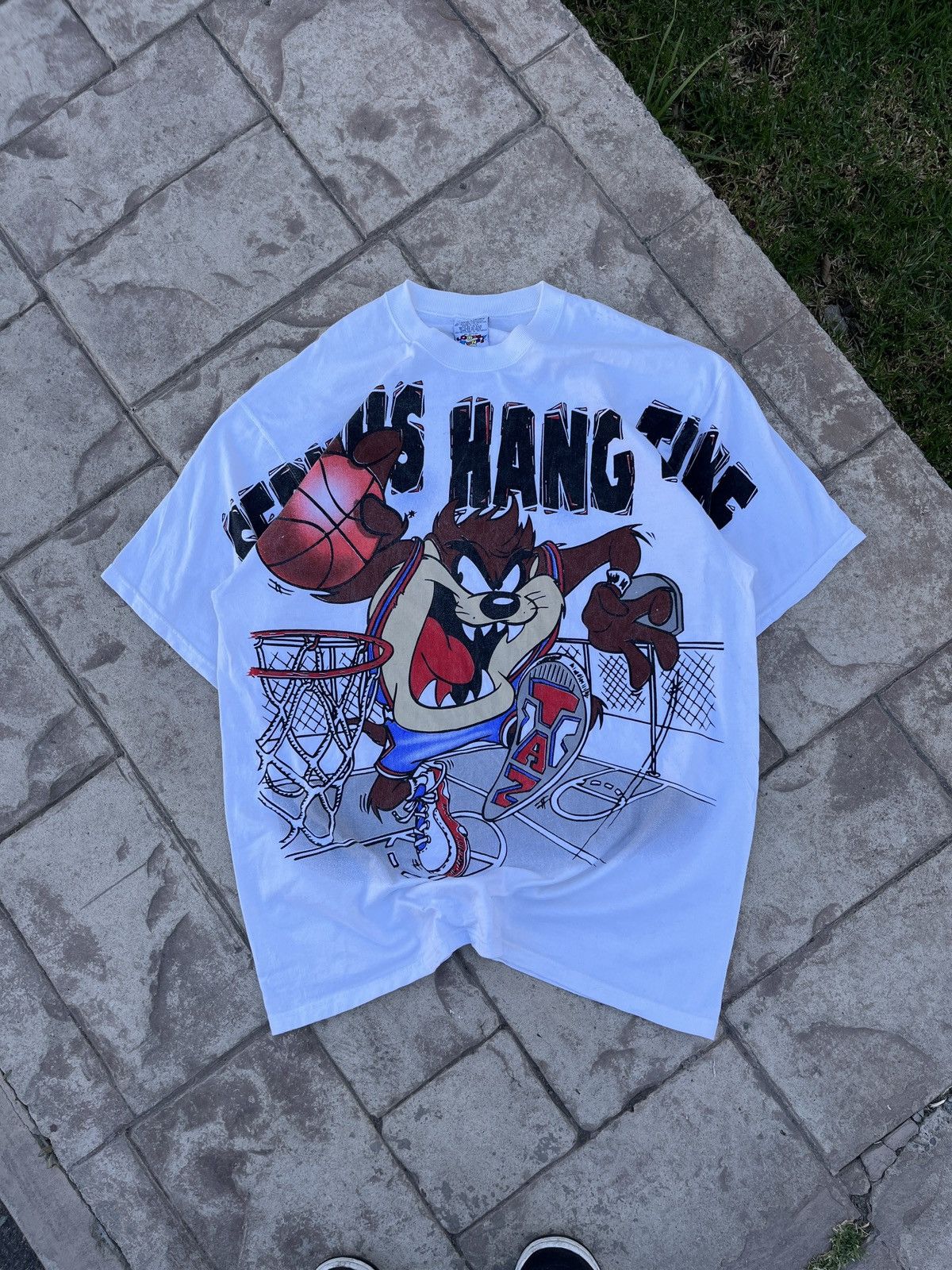 Warner Bros Serious Hang Time ! taz vintage 1990s Size US XL / EU 56 / 4 - 2 Thumbnail