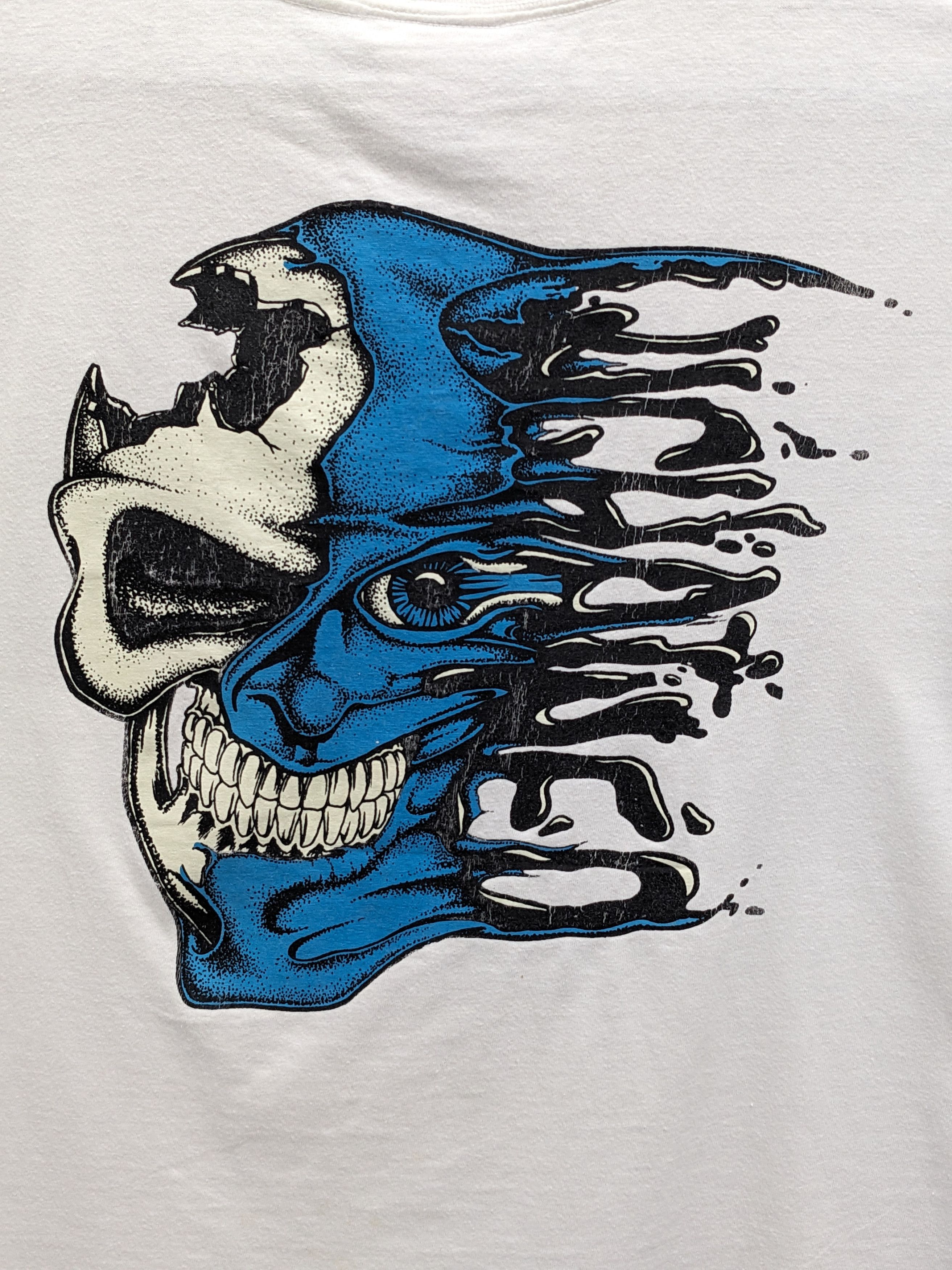 Vintage VINTAGE UNCHAINED SKATEGANG PUSH HEAD SKULLS Size US M / EU 48-50 / 2 - 5 Thumbnail