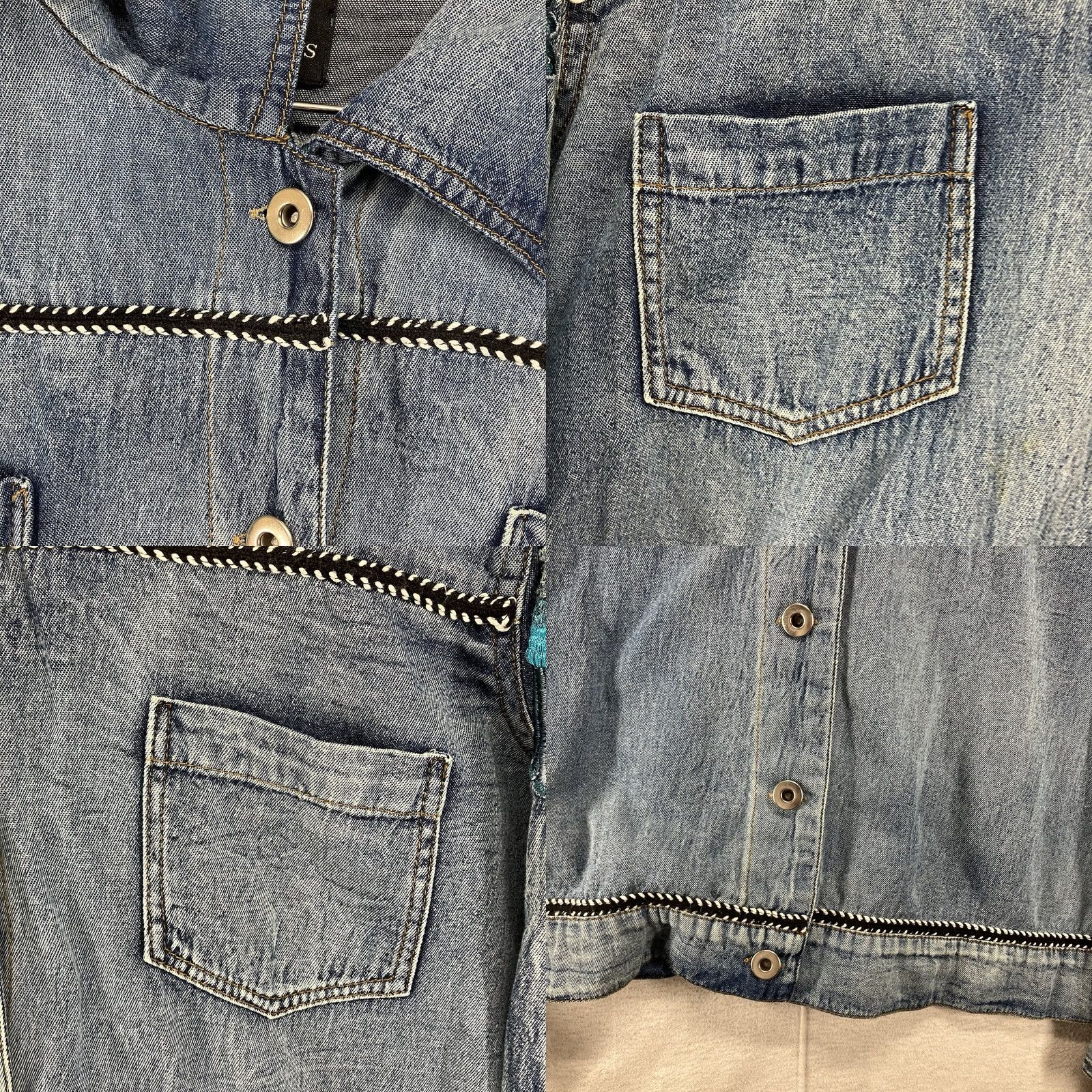 Denime VINTAGE No (adjust if vintage) - Sorry, cannot determine vintage status from provided data. Size XXL / US 16-18 / IT 52-54 - 8 Thumbnail