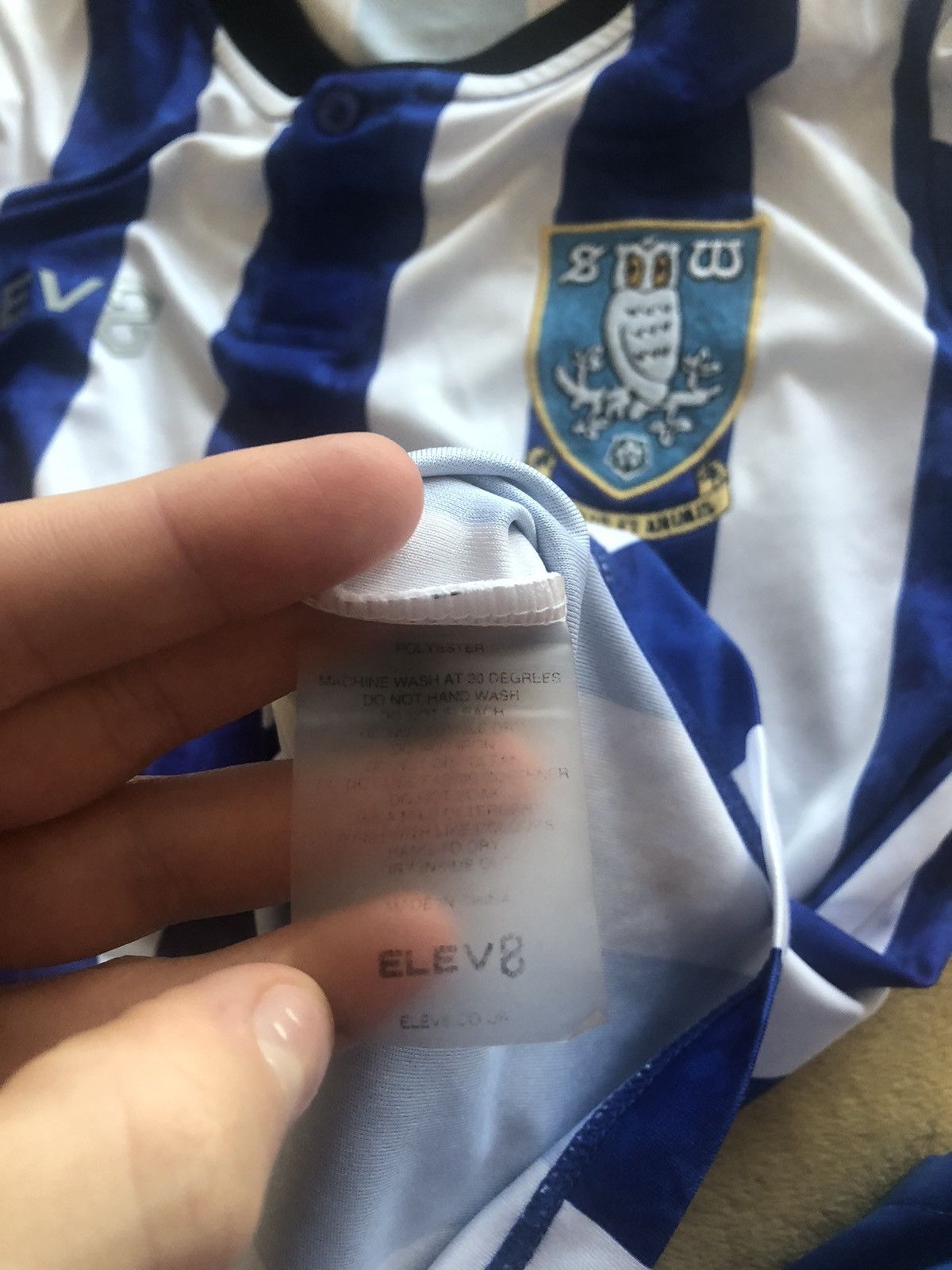 Vintage SHEFFIELD WEDNESDAY FC VINTAGE FOOTBALL SOCCER JERSEY Size US XS / EU 42 / 0 - 7 Thumbnail
