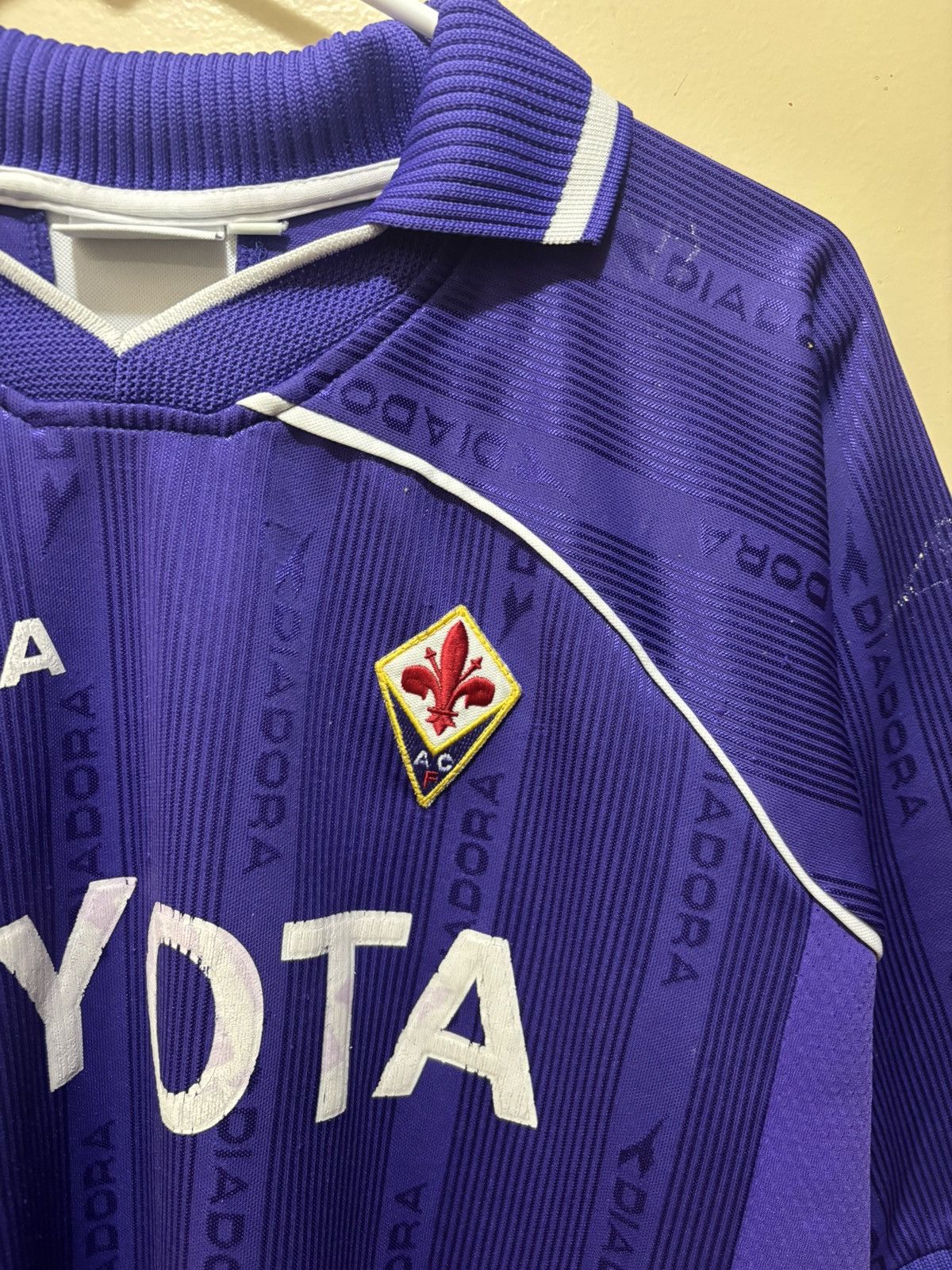 Diadora Fiorentina 2000/2001 home jersey Size US XL / EU 56 / 4 - 2 Thumbnail