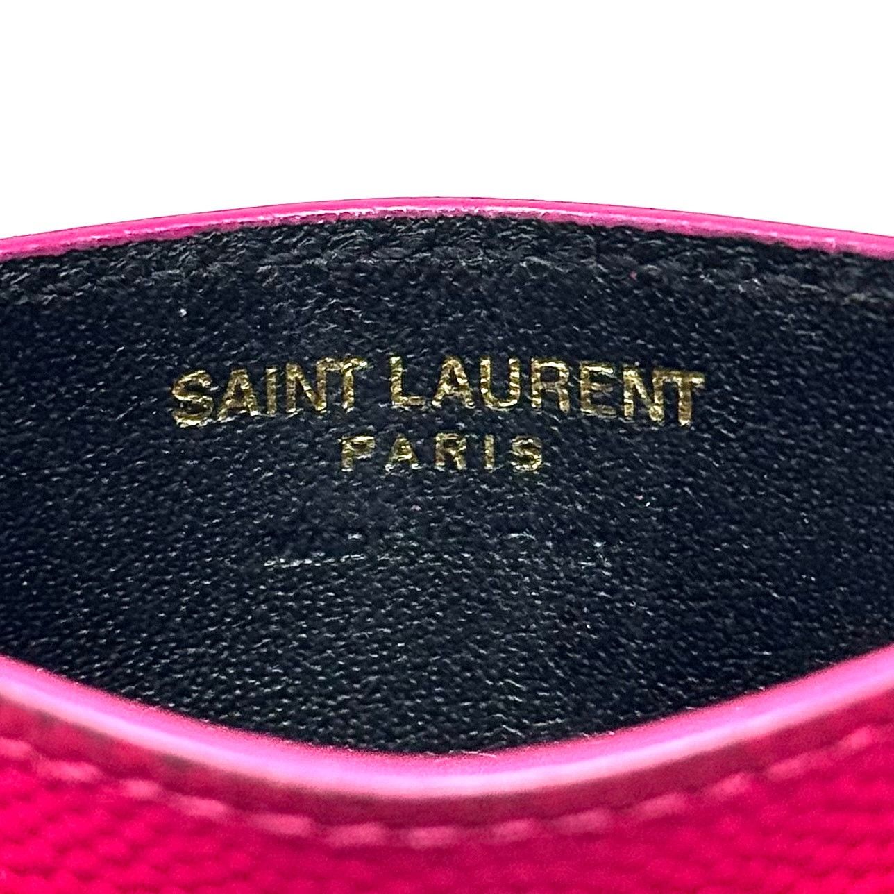 Saint Laurent Paris YSL Pink Cardholder Wallet Size ONE SIZE - 2 Thumbnail