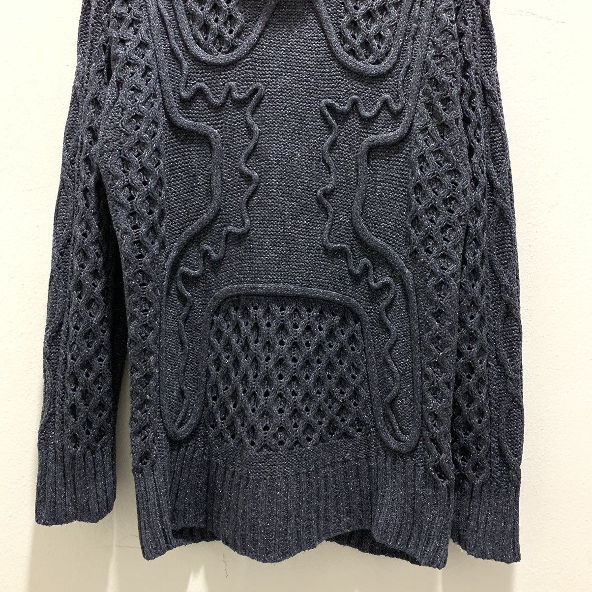 Issey Miyake 🪬 RARE PLANTATION CABLE KNIT CROCHET Size US M / EU 48-50 / 2 - 3 Thumbnail