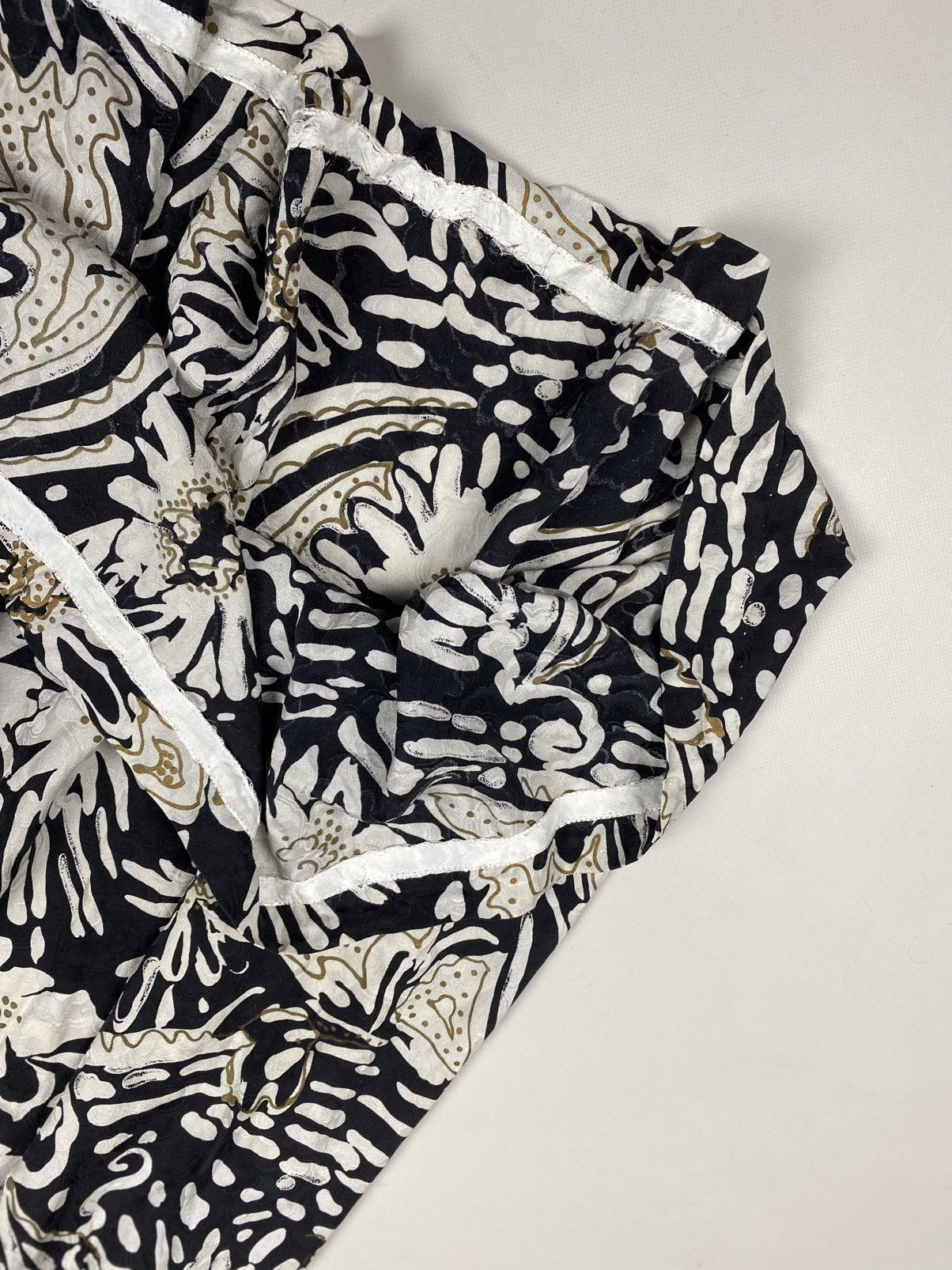 Dior × Vintage Christian Dior Coordonnes Floral Pattern Pleated Silk Skirt Size 30" / US 8 / IT 44 - 9 Thumbnail