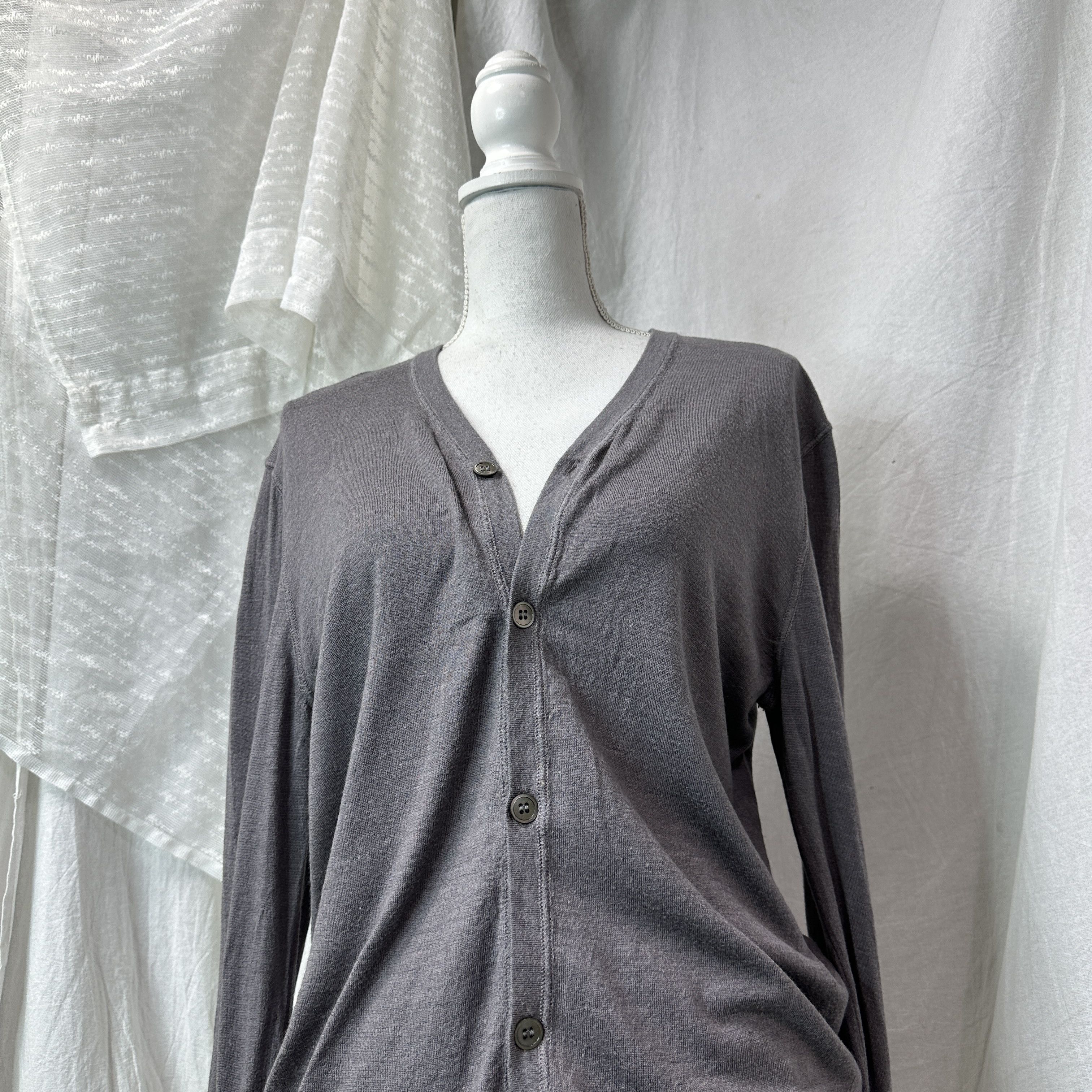 Aquascutum Vintage Buttoned Fitted Aquascutum Cardigan Sweater 00s Size L / US 10 / IT 46 - 5 Thumbnail