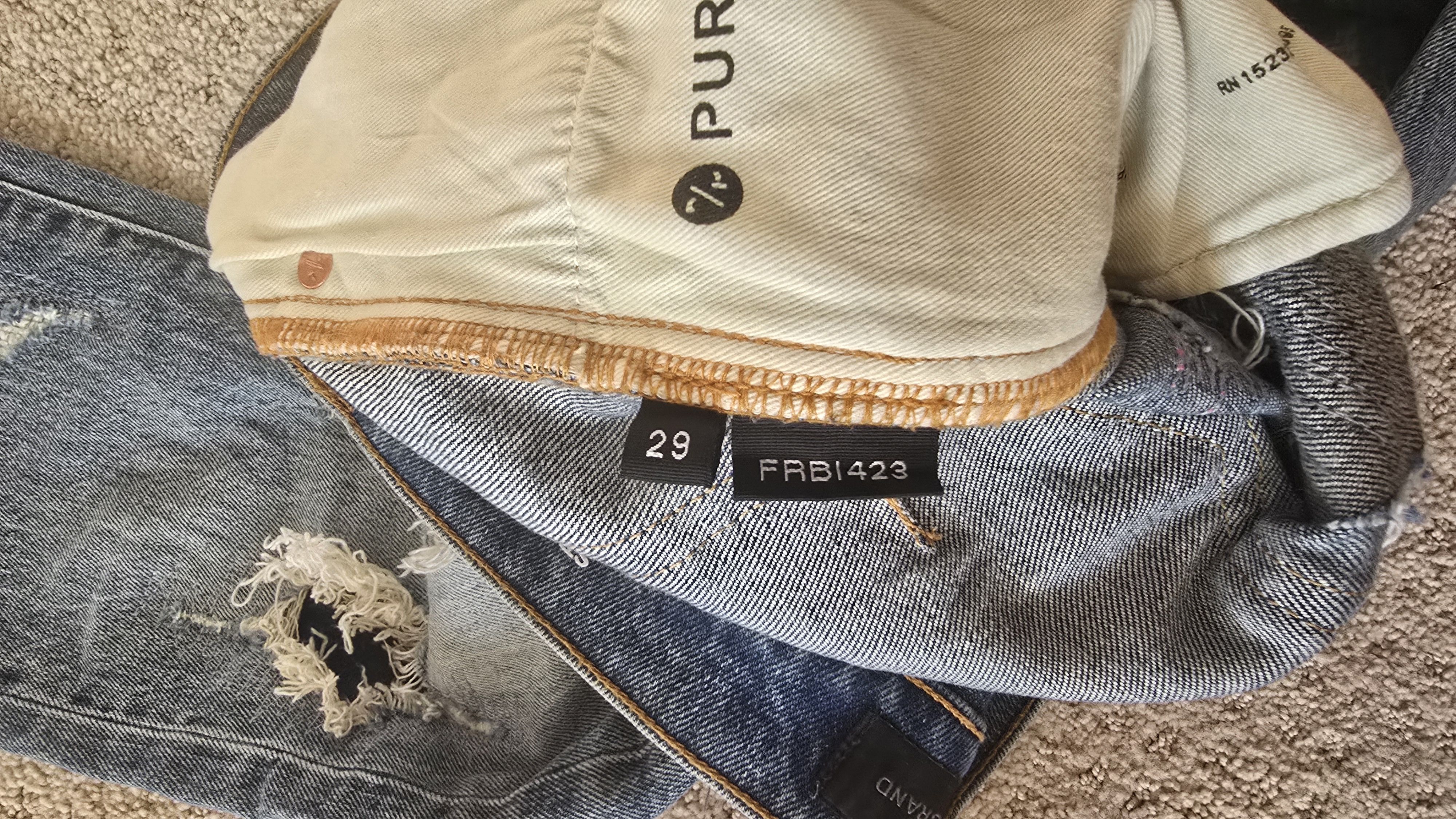 Purple Brand Purple Brand P004 Limited Edition Flared Jeans BBC SUPREME Size US 29 - 7 Thumbnail