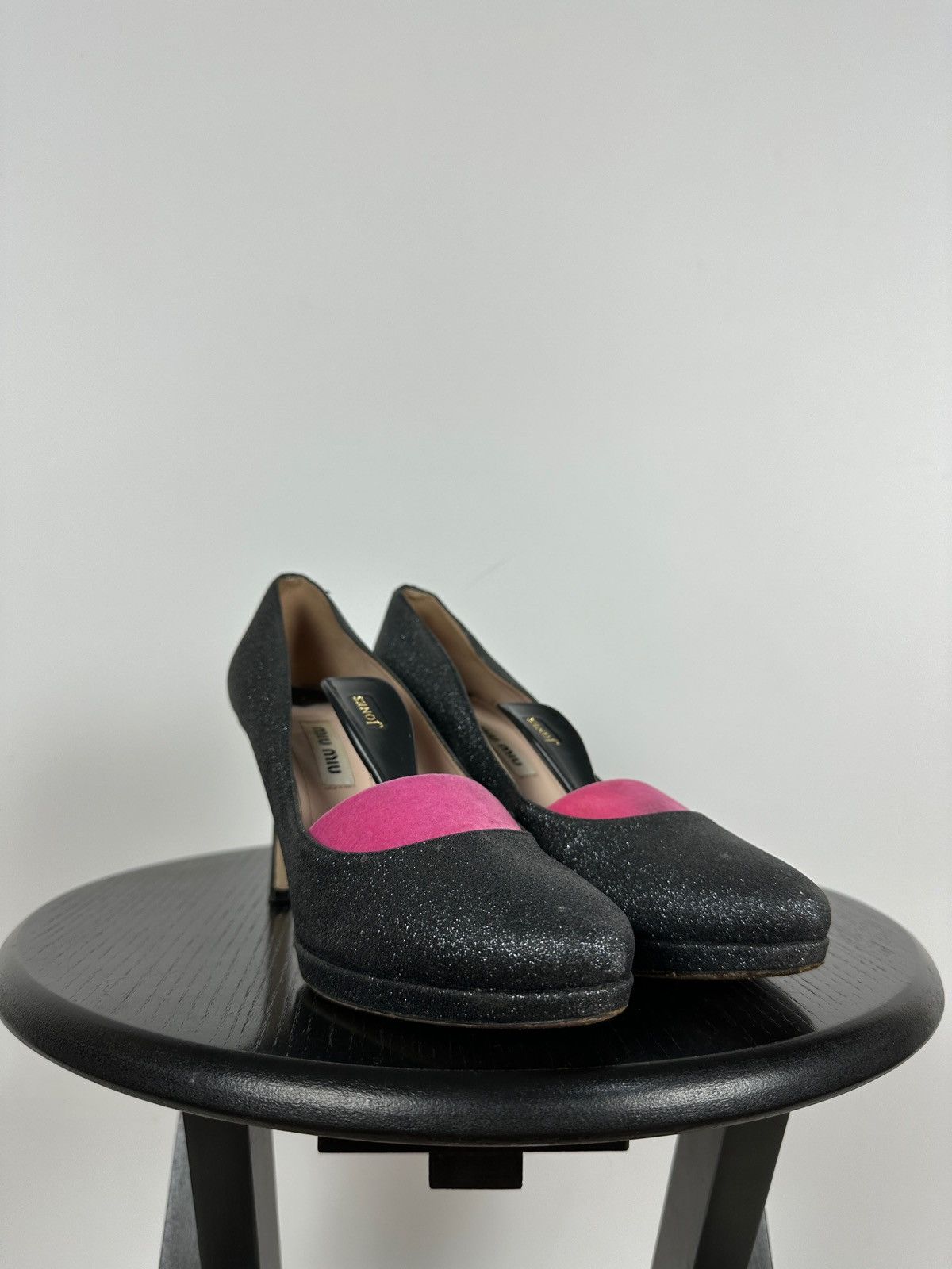 Miu Miu Miu Miu Glitter Heel Size US 6.5 / IT 36.5 - 6 Thumbnail