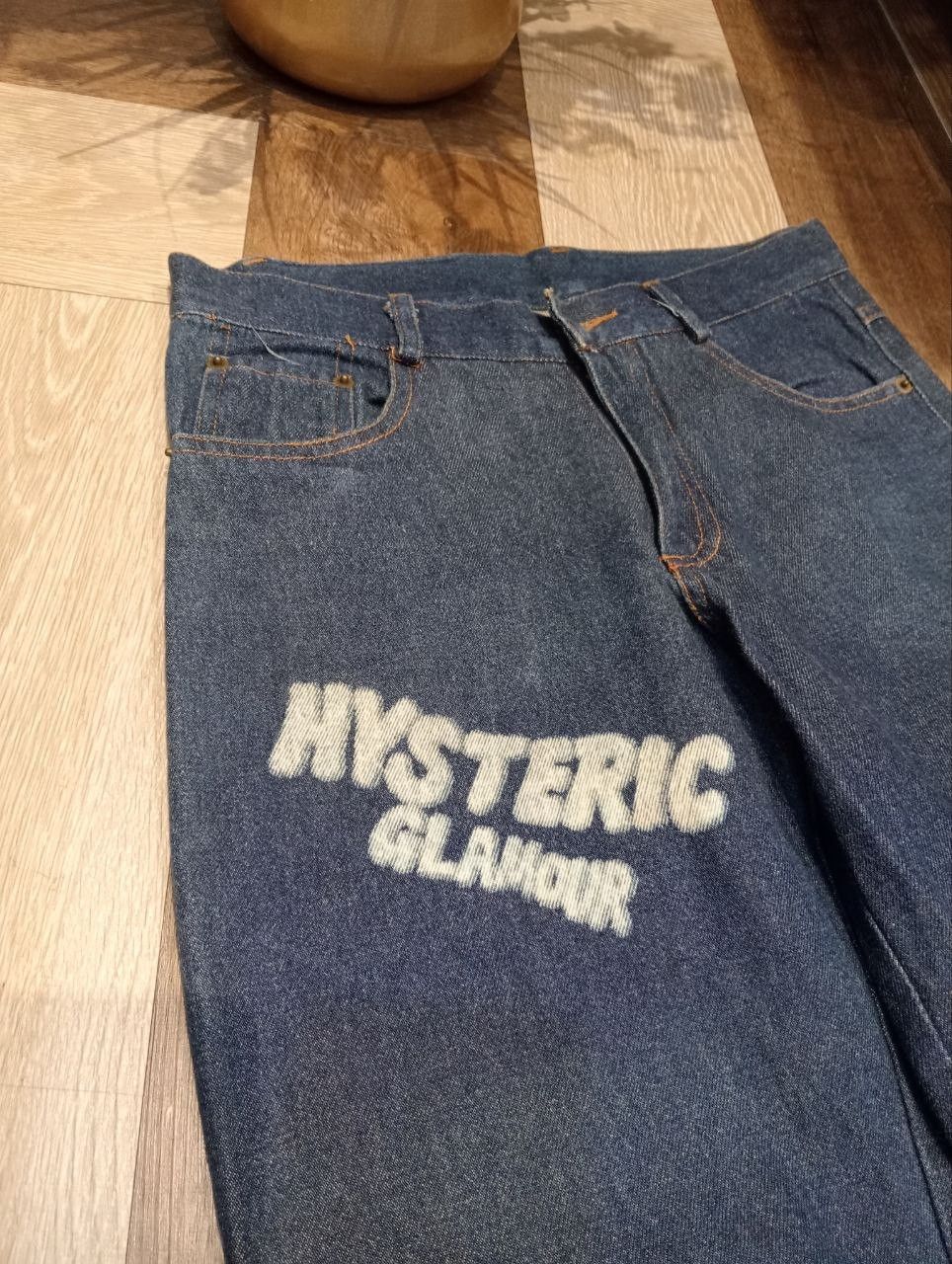 Hysteric Glamour VINTAGE HYSTERIC MINI BLUE DENIM PANTS Size US 29 - 4 Thumbnail
