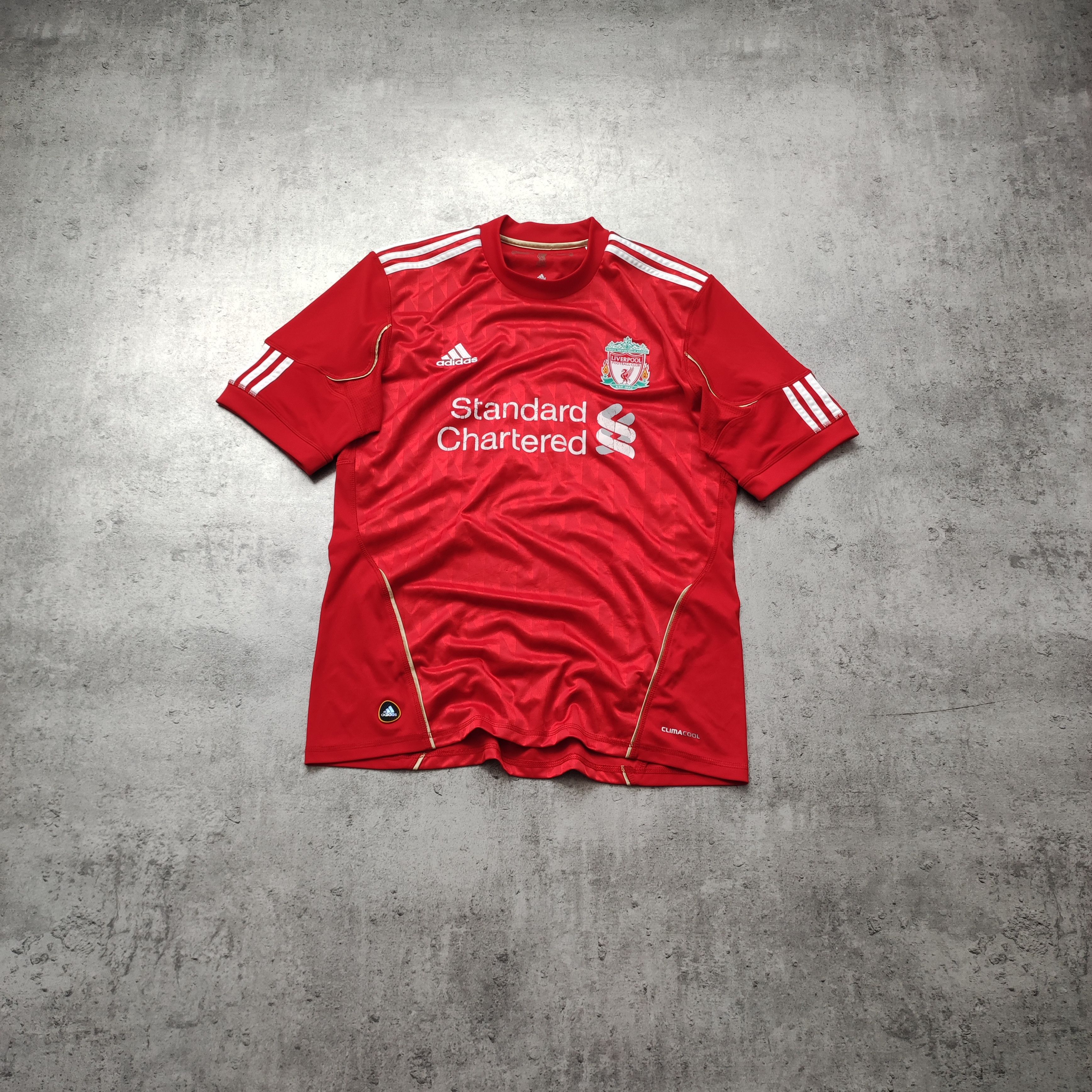 Vintage RARE 2010 Liverpool FC Adidas Home Football Jersey Size US M / EU 48-50 / 2 - 1 Thumbnail