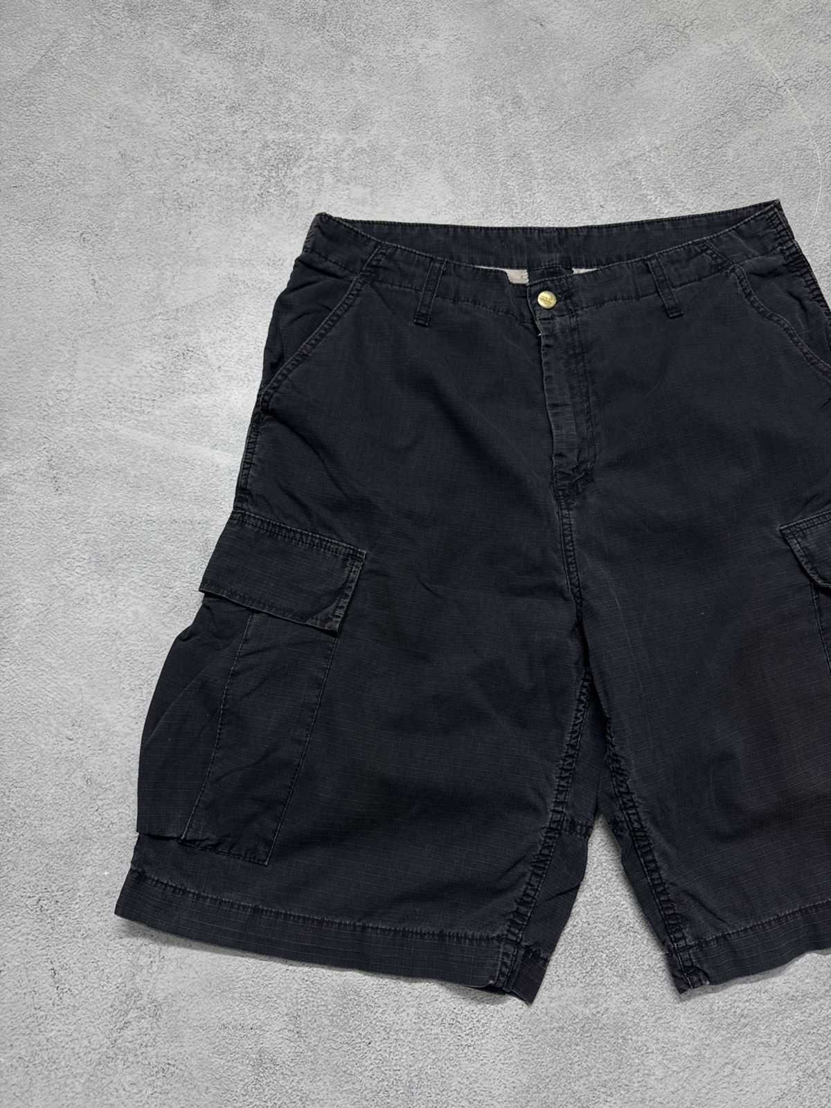 Carhartt Vintage Y2k Carhartt Cargo Shorts Size US 33 - 9 Thumbnail