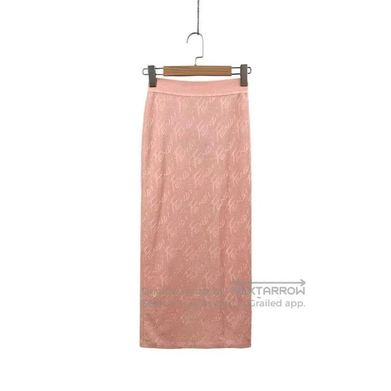 Fendi Fendi All-over print half skirt Size 42" / US 20 - 1 Thumbnail