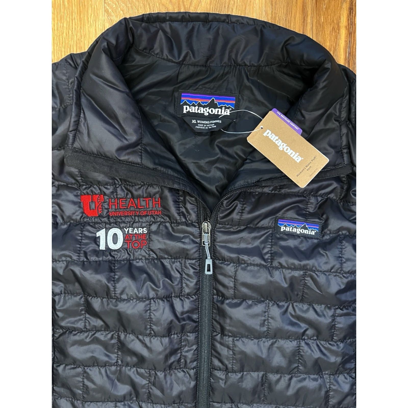 Patagonia Patagonia Nano Puff Vest Black XL Women’s Lightweight Insulated Zip Mid-Length Buttonless? (Note: incorrect) Size XL / US 12-14 / IT 48-50 - 2 Thumbnail