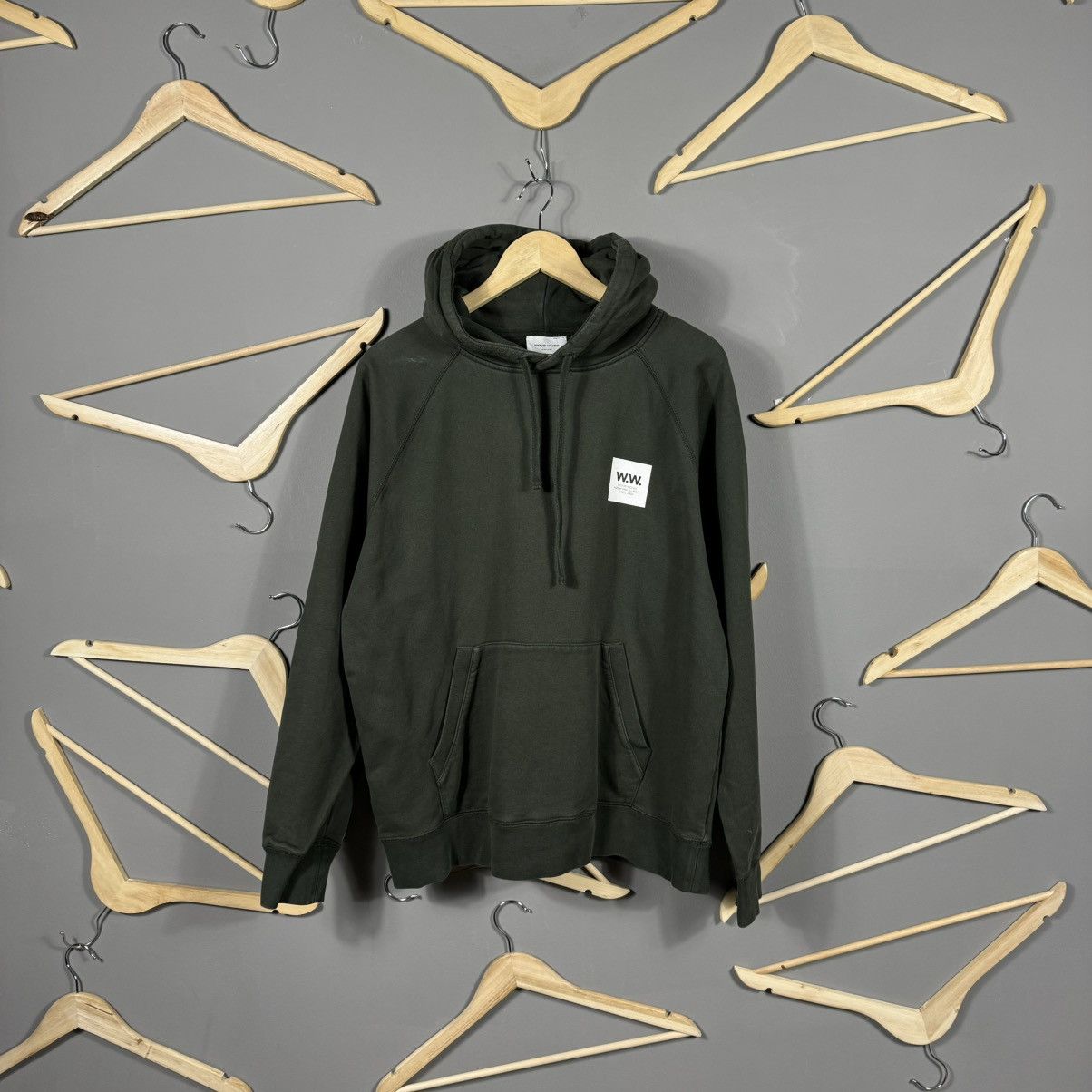 Wood Wood Wood Wood W.W. Hoodie Dark Green Size US XL / EU 56 / 4 - 2 Thumbnail