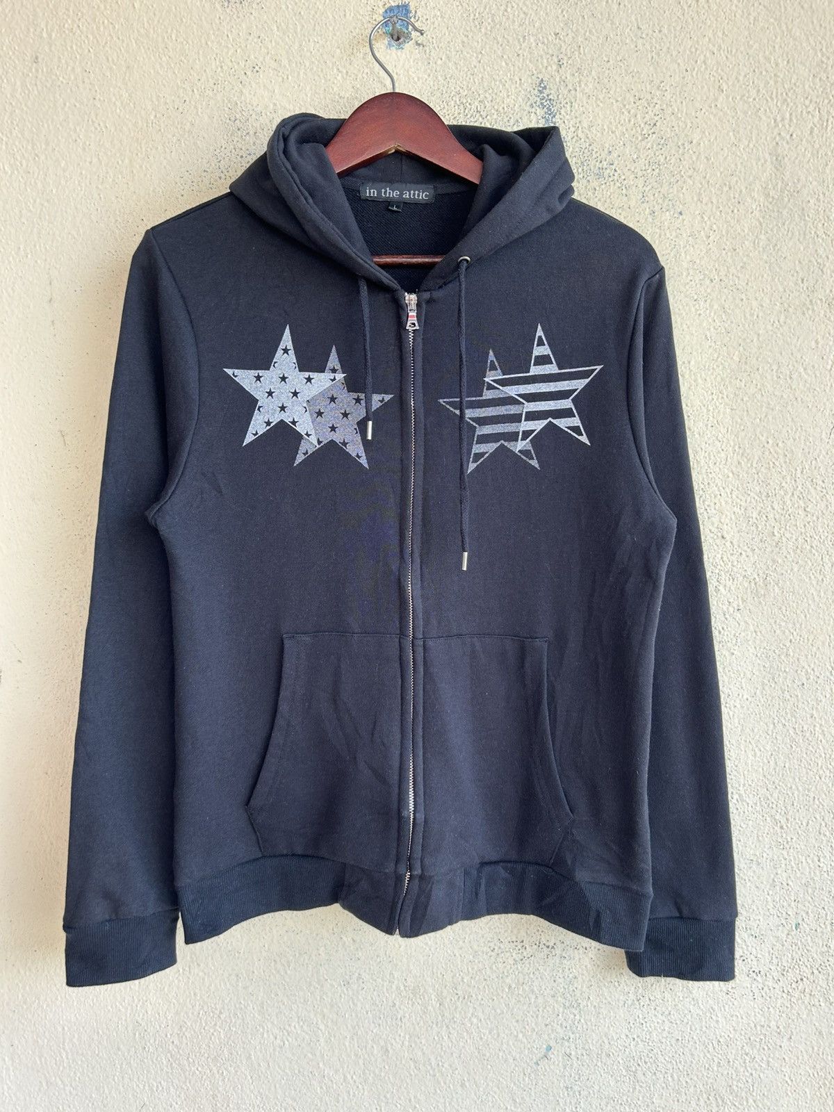 In The Attic Rockstar Mickey Rhinestone Style Graphic Zip Up Hoodie Size US XS / EU 42 / 0 - 1 Thumbnail