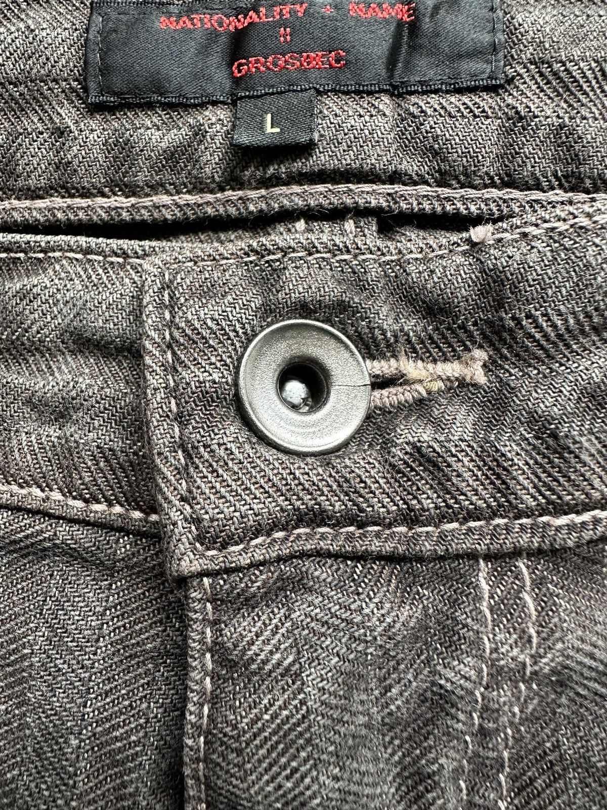 If Six Was Nine 2008 Nationality + Name = Grosbec twill mud max denim Size US 34 / EU 50 - 12 Thumbnail