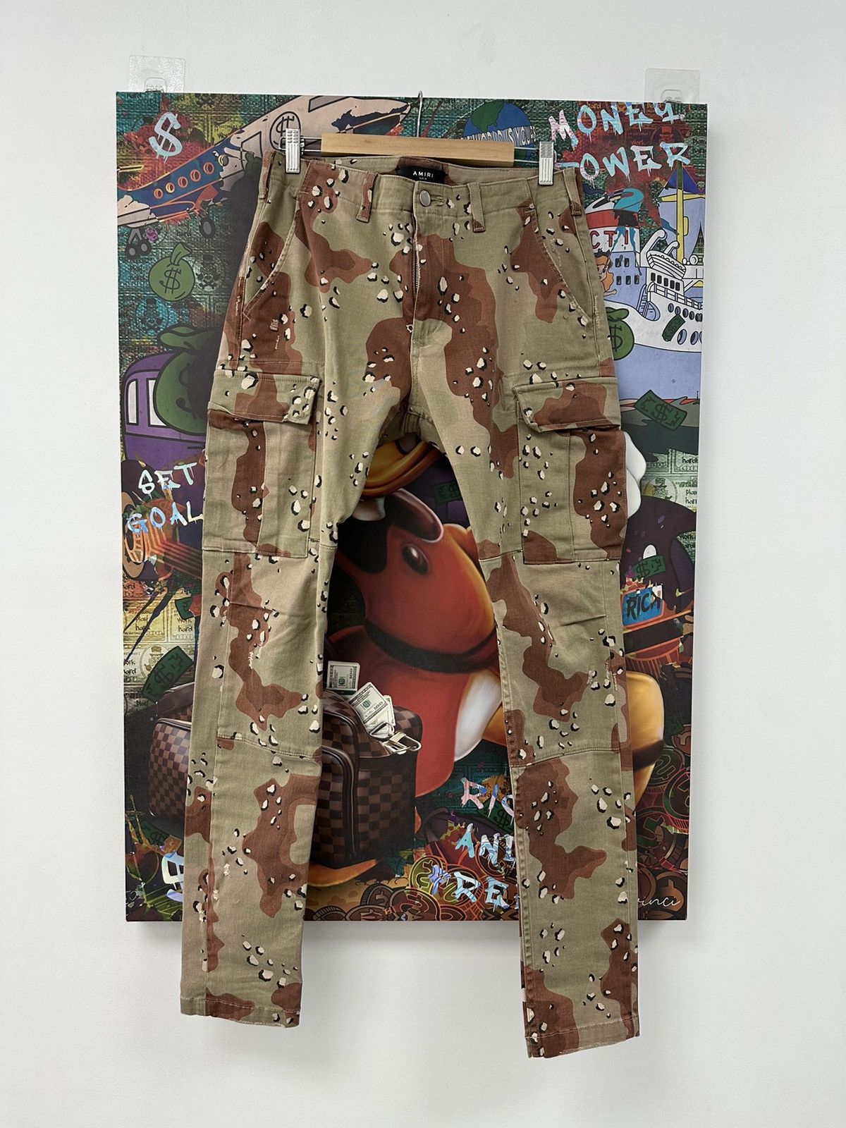 Amiri Amiri Camo Carpenter Pants Size US 29 - 1 Thumbnail