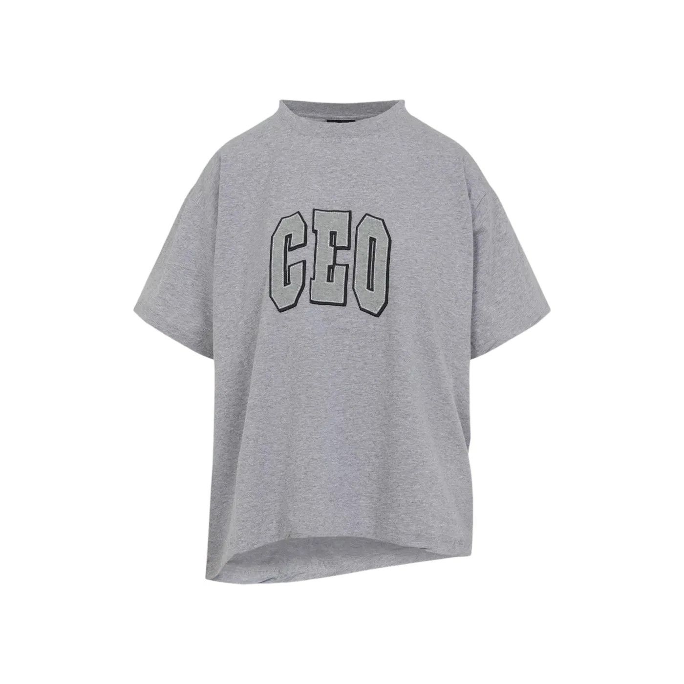 BALENCIAGA $675 Women's Gray T-shirt New & Authentic