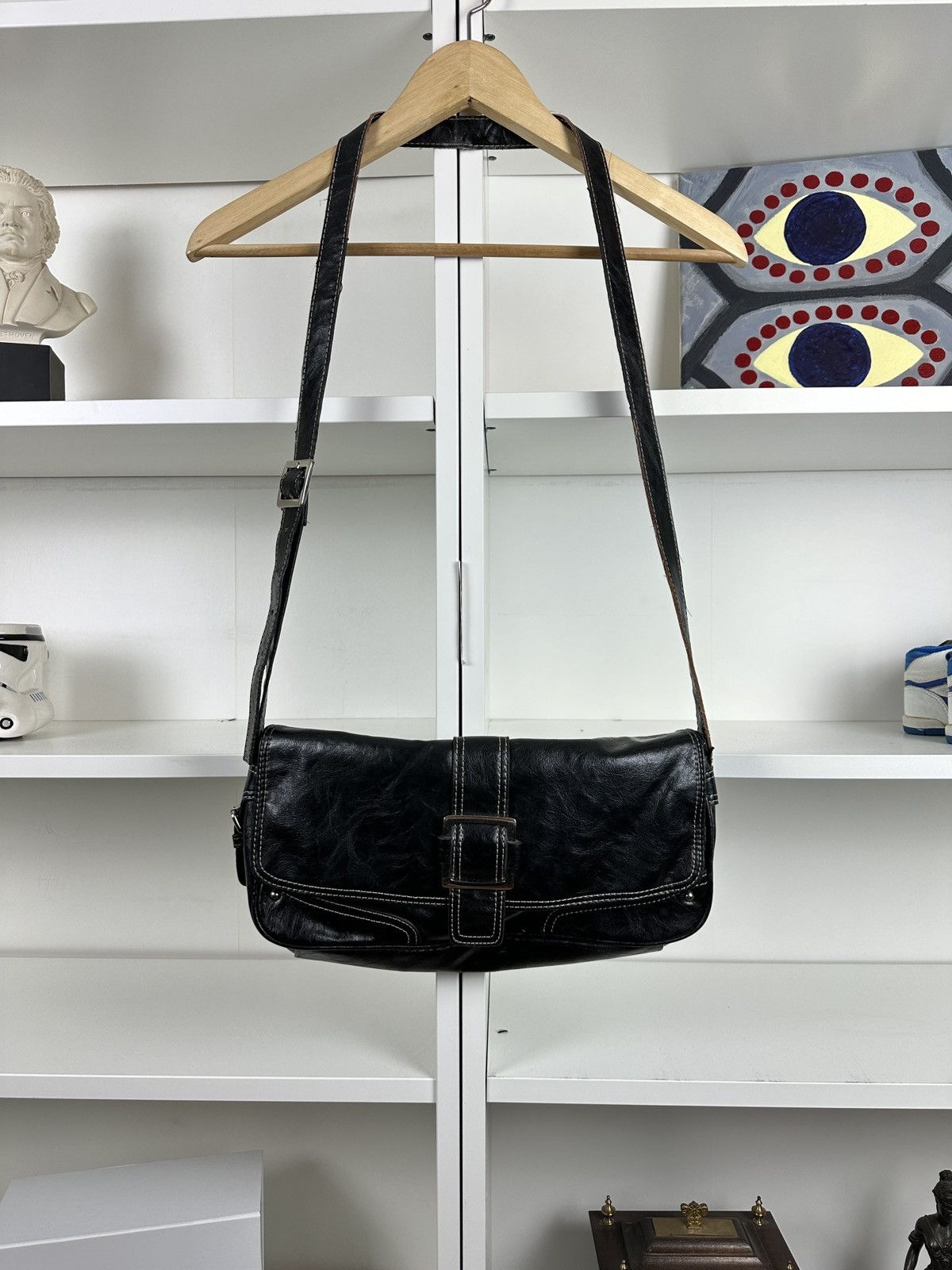 Other Black vintage city archive small leather bag Size ONE SIZE - 1 Thumbnail