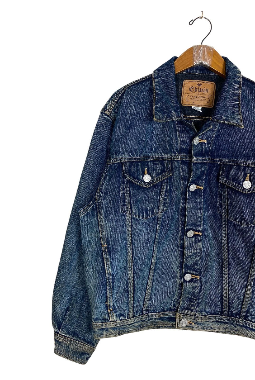 Edwin Rare‼️ Vintage Edwin Trucker Denim Jacket Made in Japan Size US M / EU 48-50 / 2 - 2 Thumbnail
