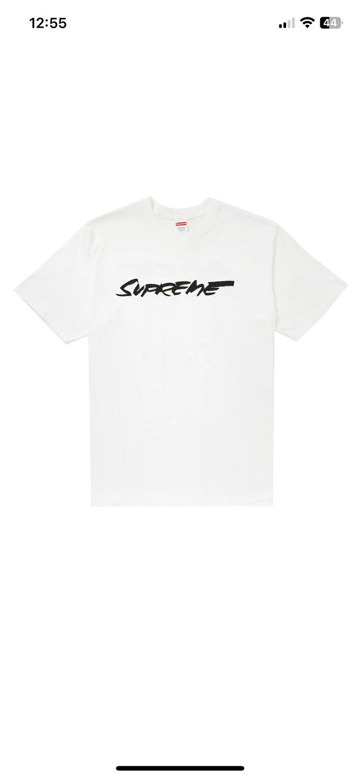 Supreme Supreme futura logo tee white Size XL, new Size US XL / EU 56 / 4 - 1 Thumbnail
